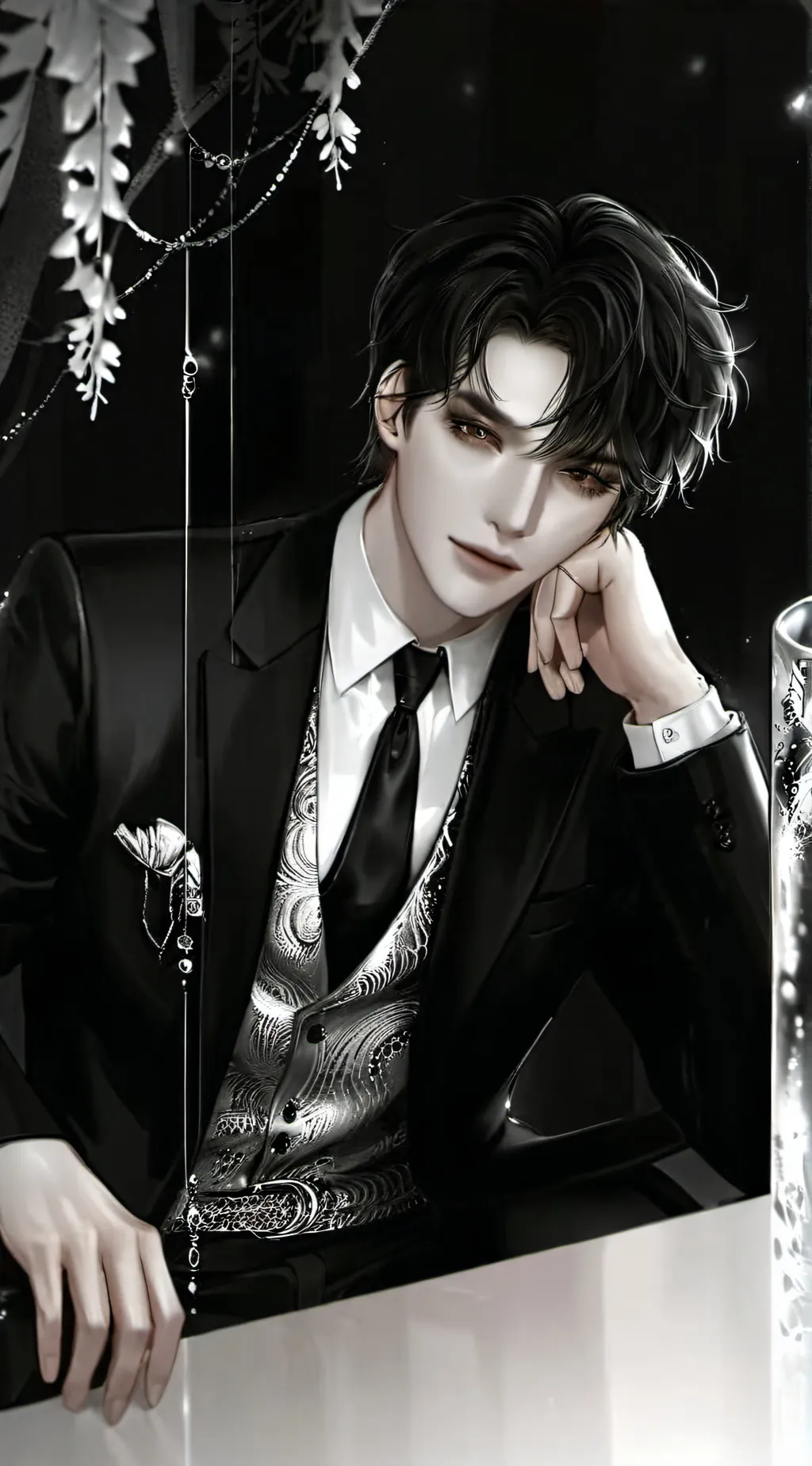 ai character: Art background