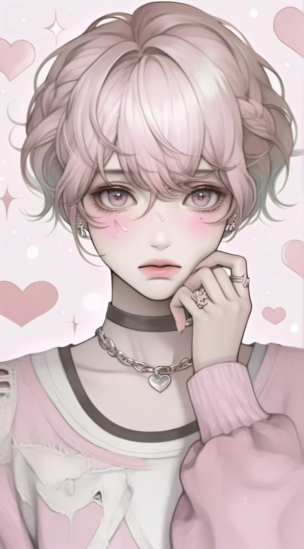 ai character: Cherry background