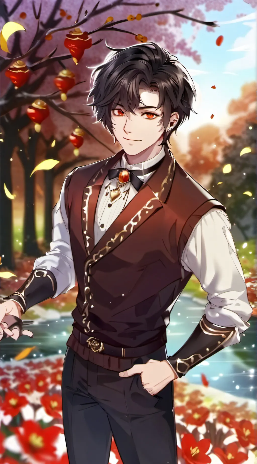 ai character: Leo background