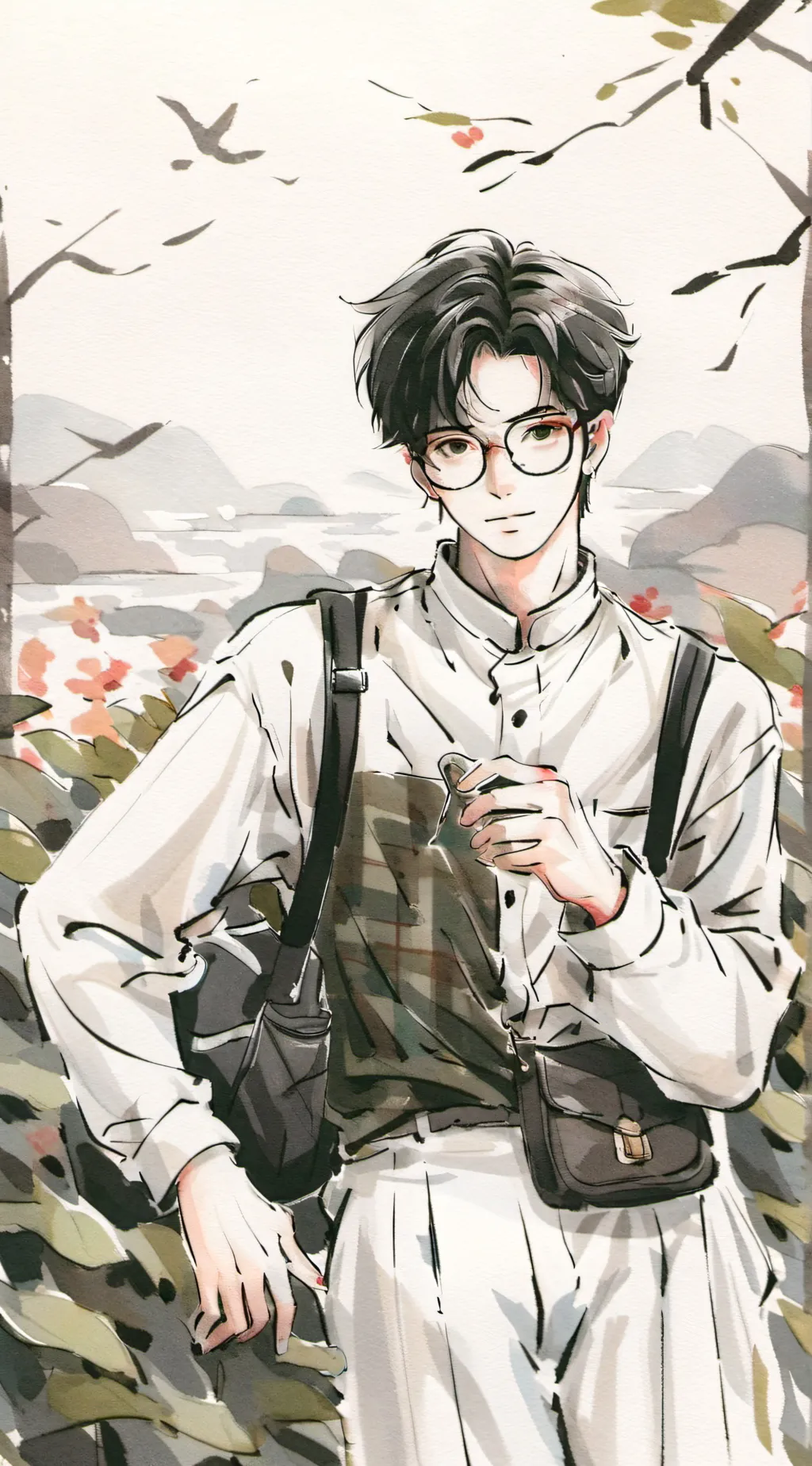 ai character: Nerd (named Chris) background