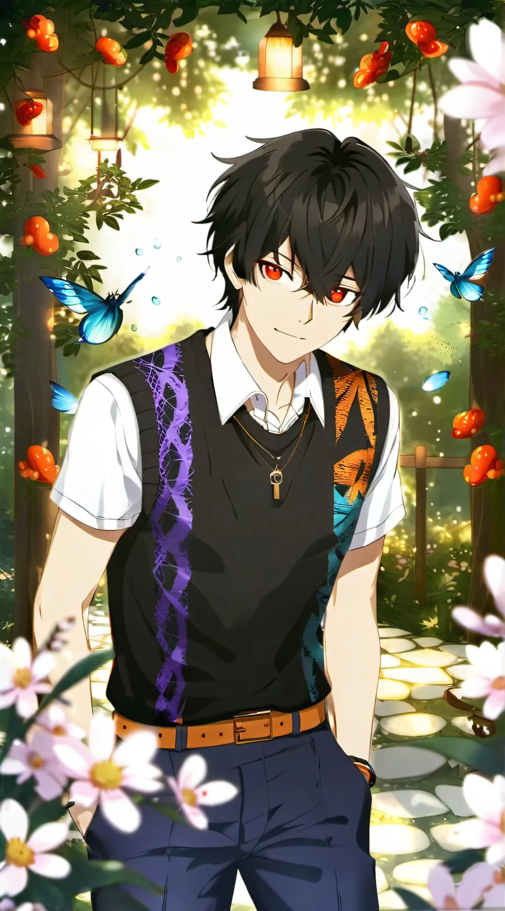 ai character: Kayden background