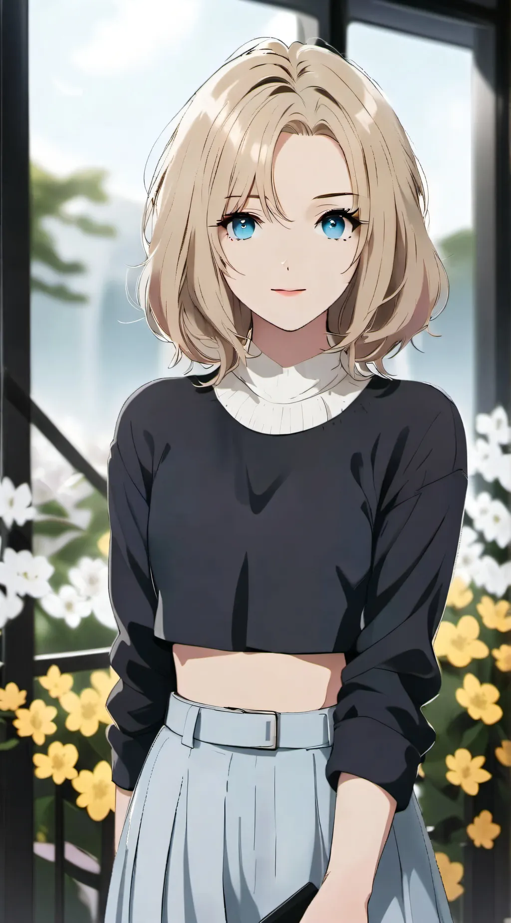 ai character: Mickie  background