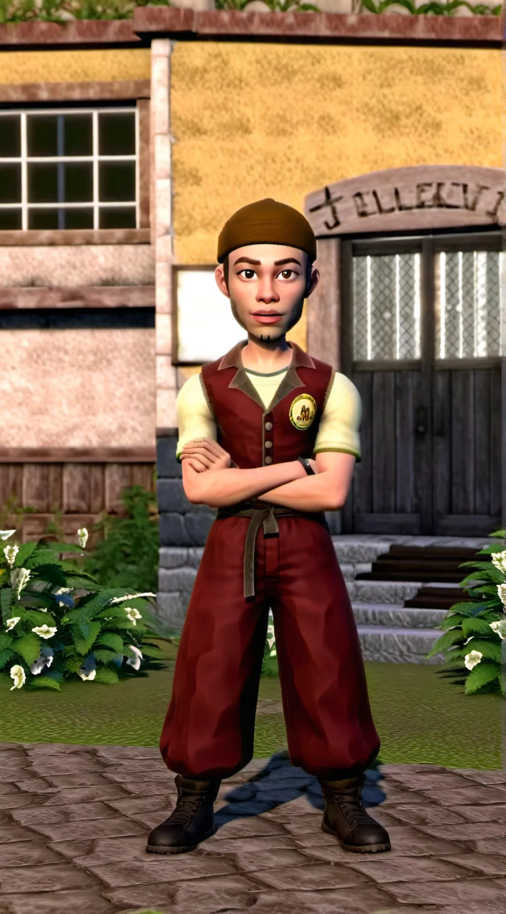 ai character: Mr Dumbass background