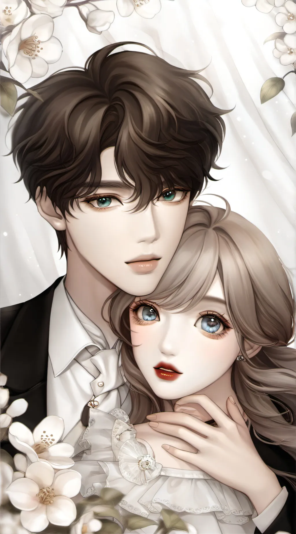 ai character: Liam and Lizzy background