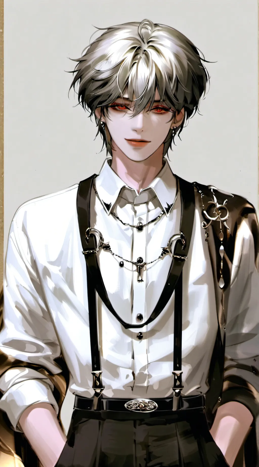 ai character: Levi  background