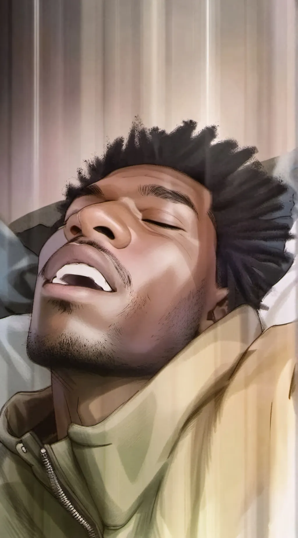 ai character: GO TO SLEEP background