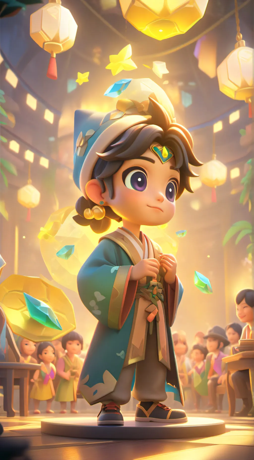 ai character: Girly bookly background