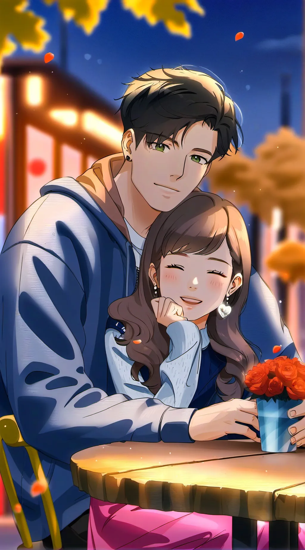 ai character: lollipop 🍭🍬 background