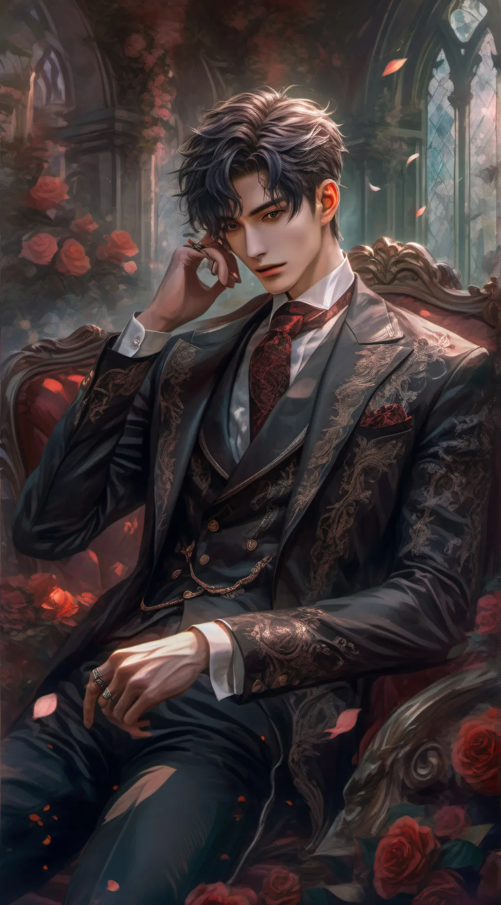 ai character: ~☆blake☆~ background