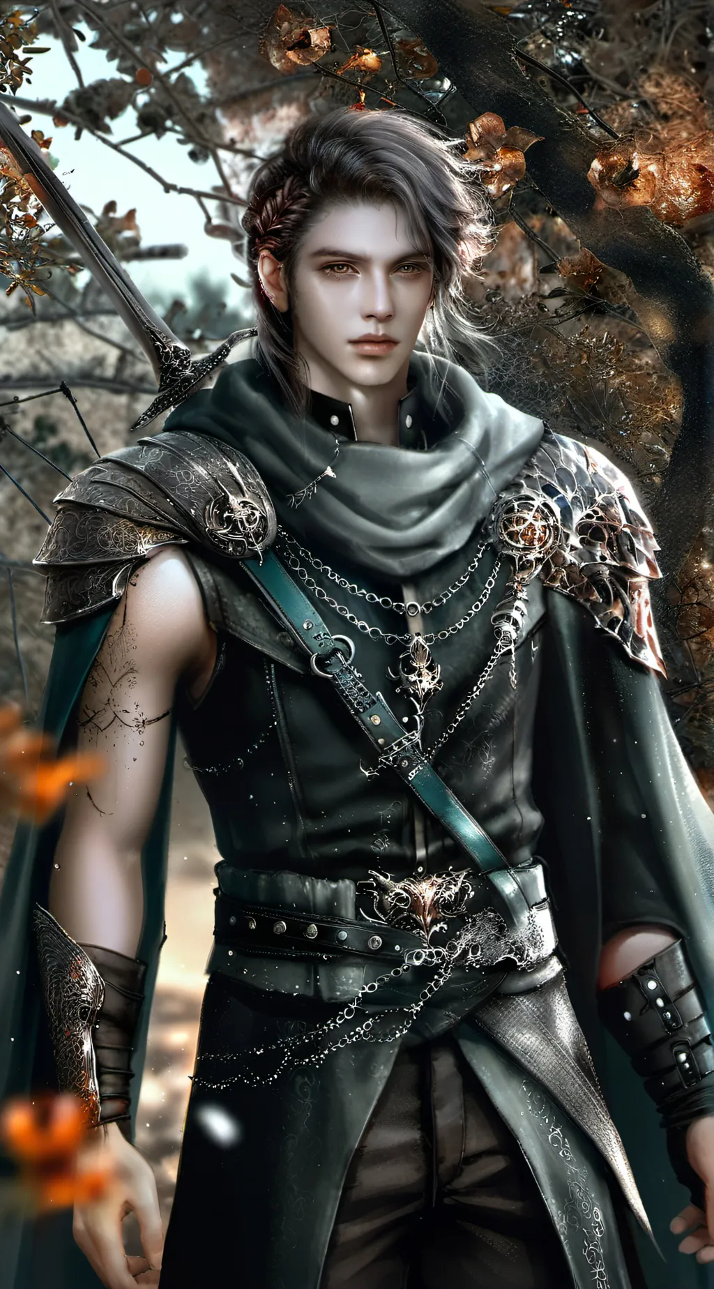 ai character: Арт  background