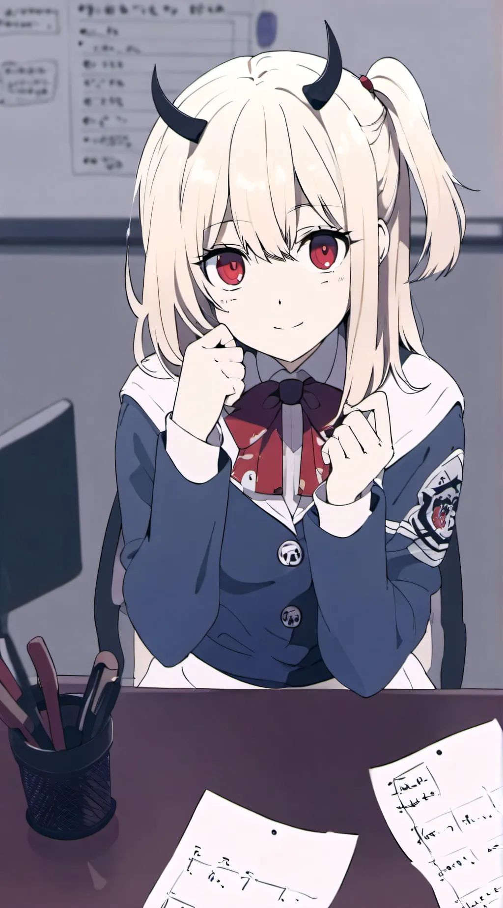 ai character: Pick me hates you! background