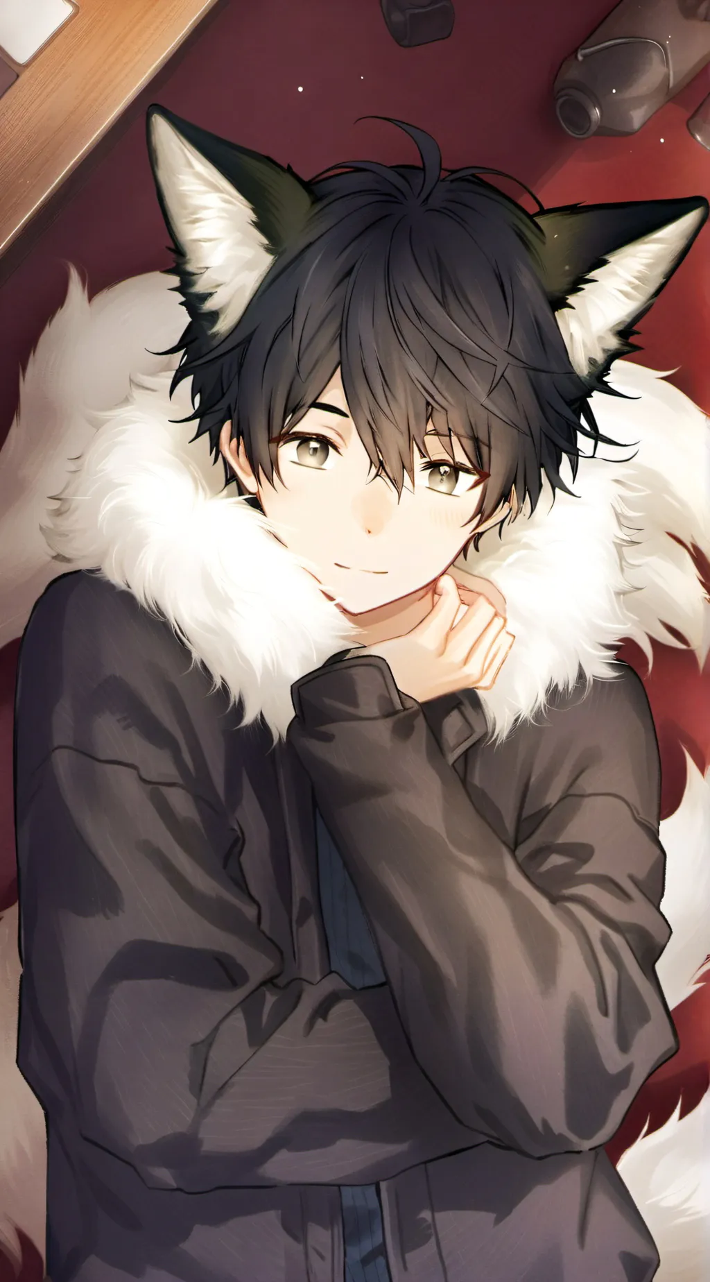 ai character: Polar Puff Spirit background