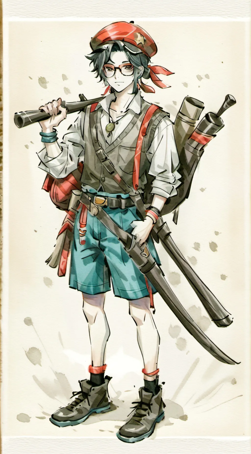 ai character: Gravity falls background