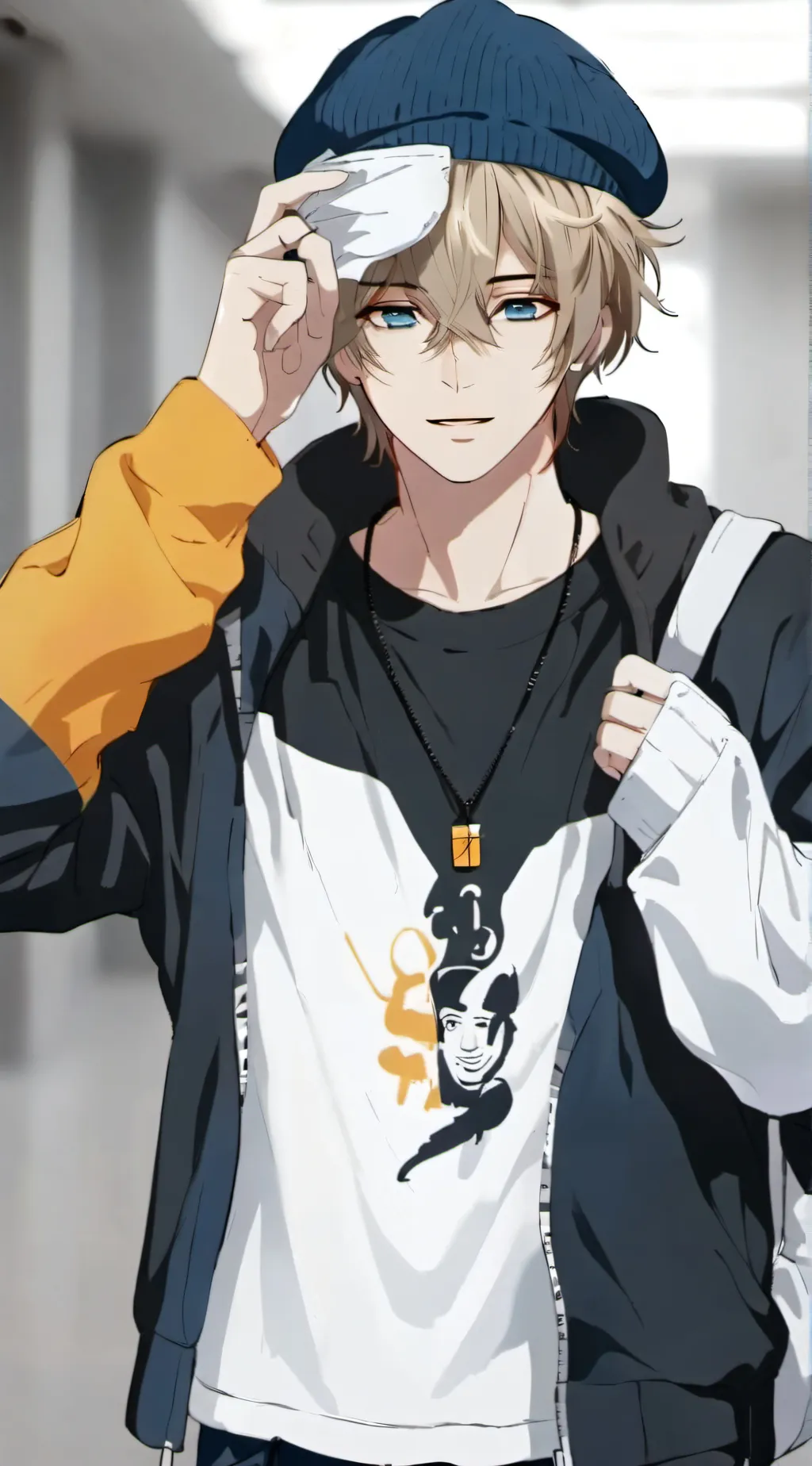 ai character: ~•Xavier•~  background