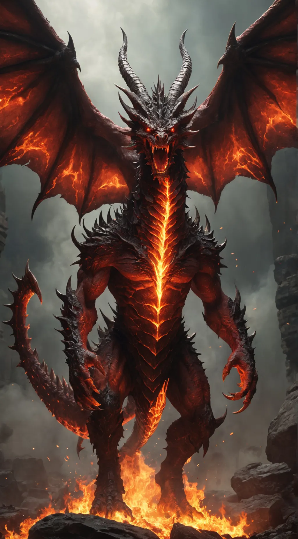 ai character: Satán background