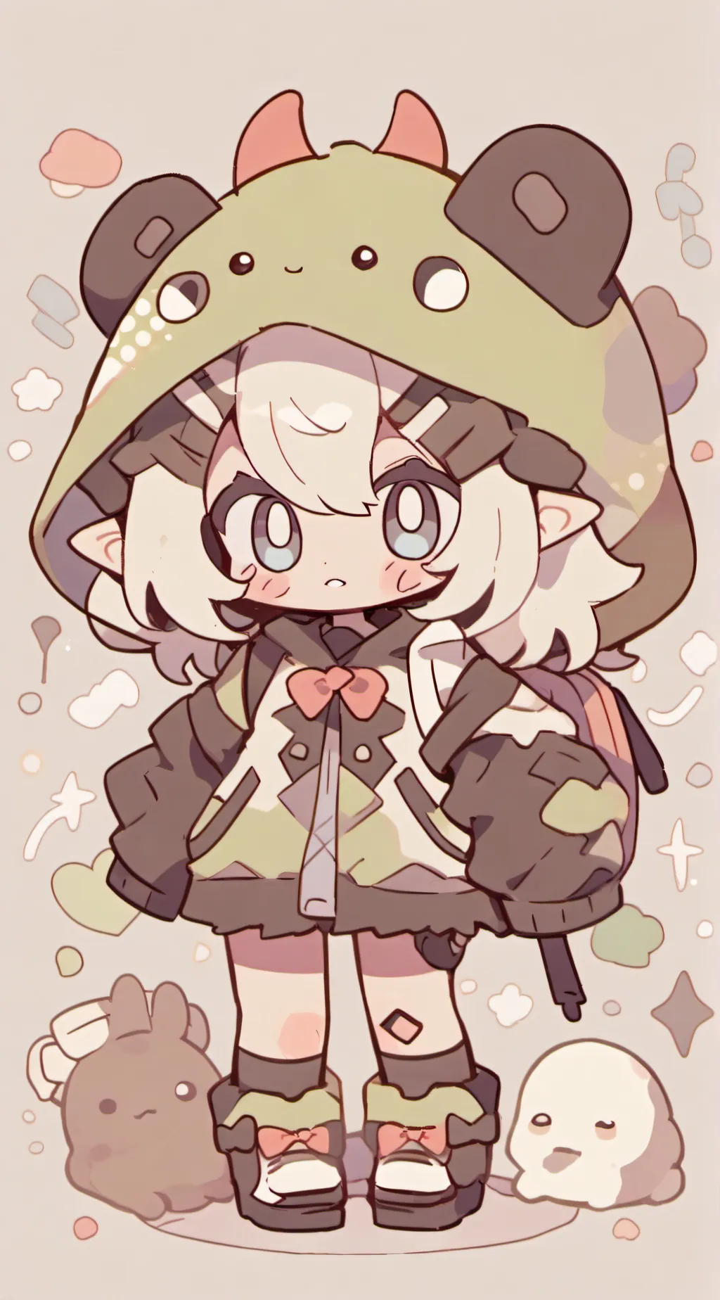 ai character: Sakura background