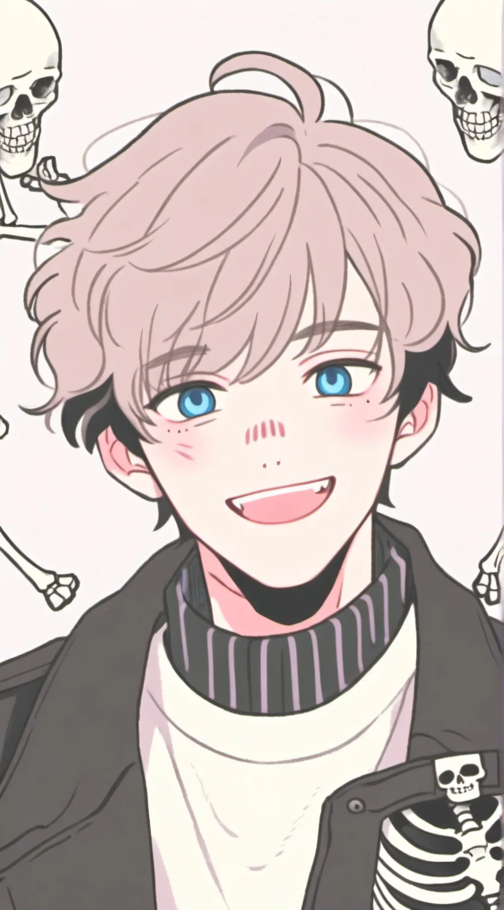 ai character: Sans last breath background