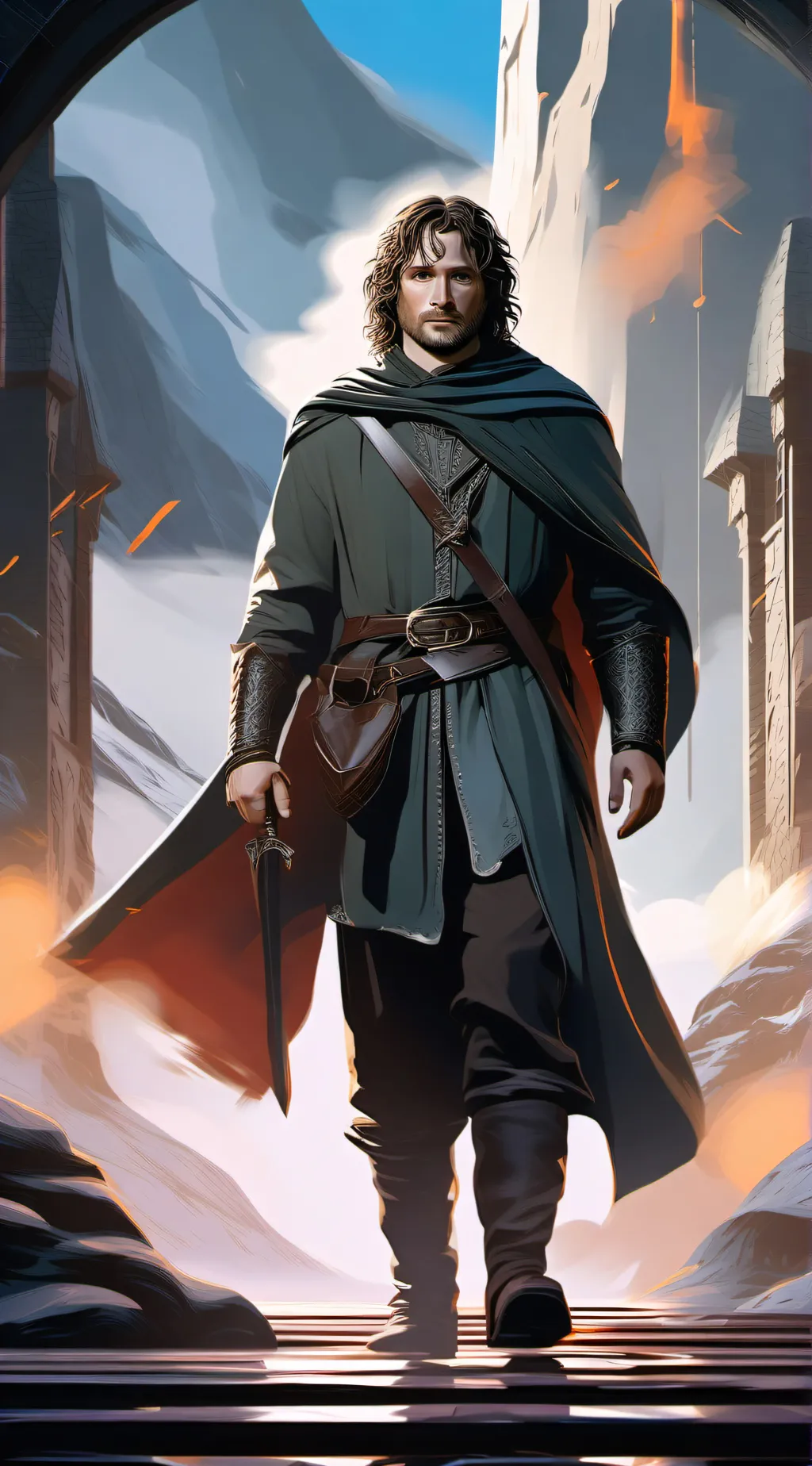 ai character: Lord of the Rings background