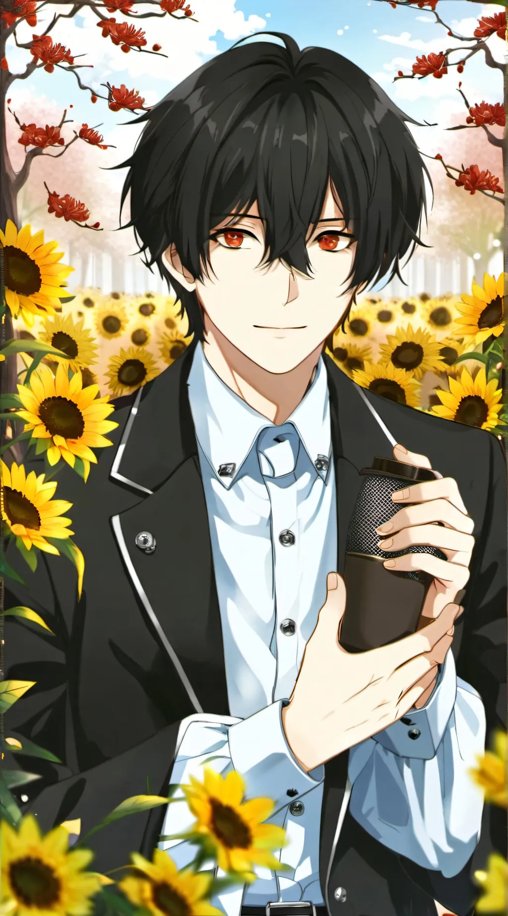 ai character: oliver clothes of background