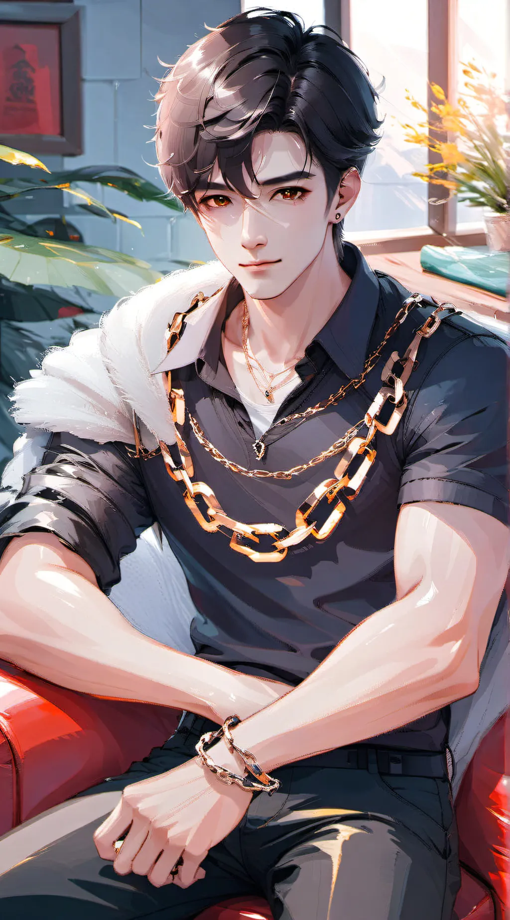 ai character: Elly background