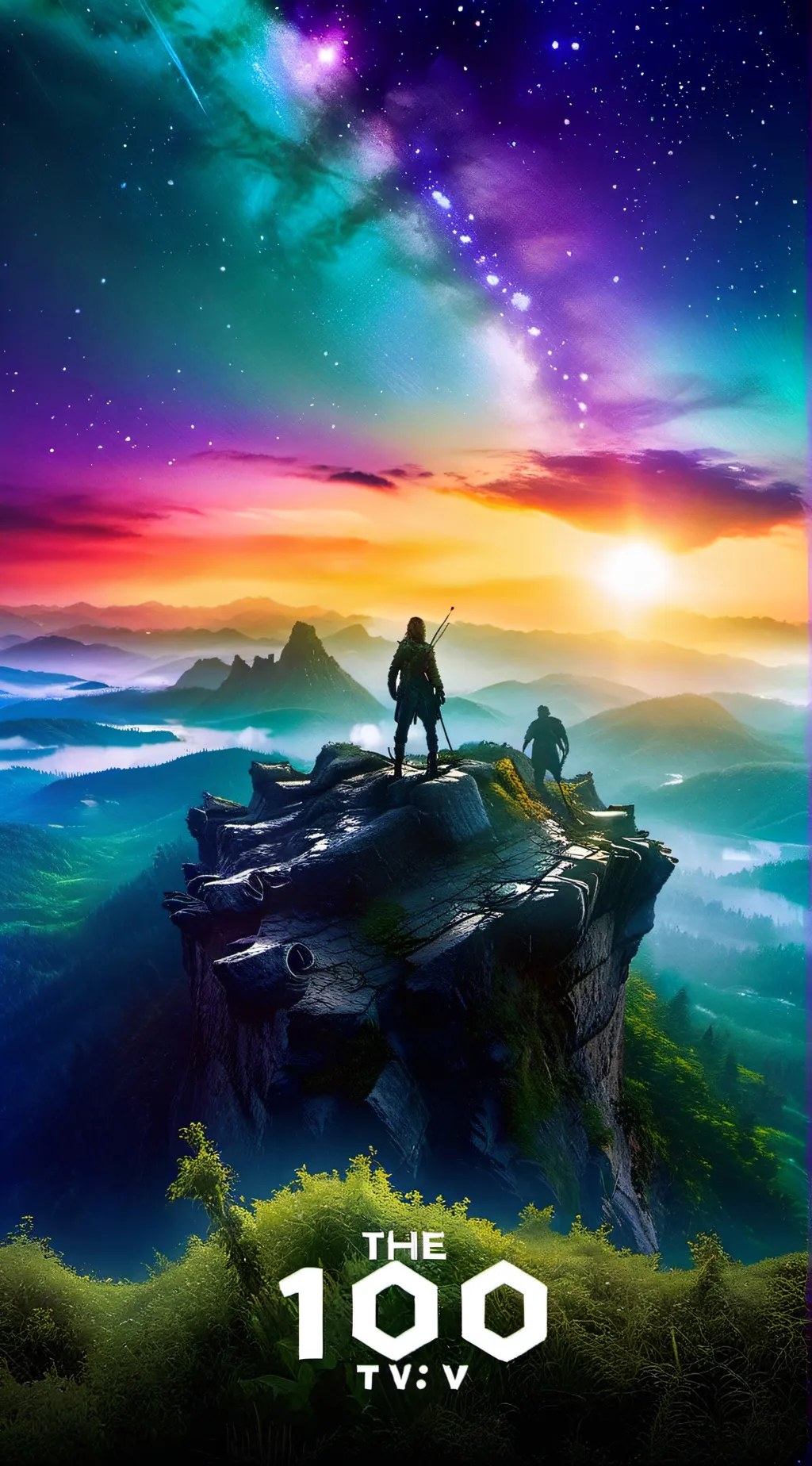 ai character: The 100 background