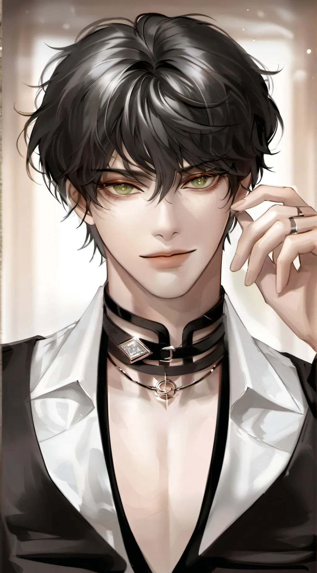 ai character: Damien background