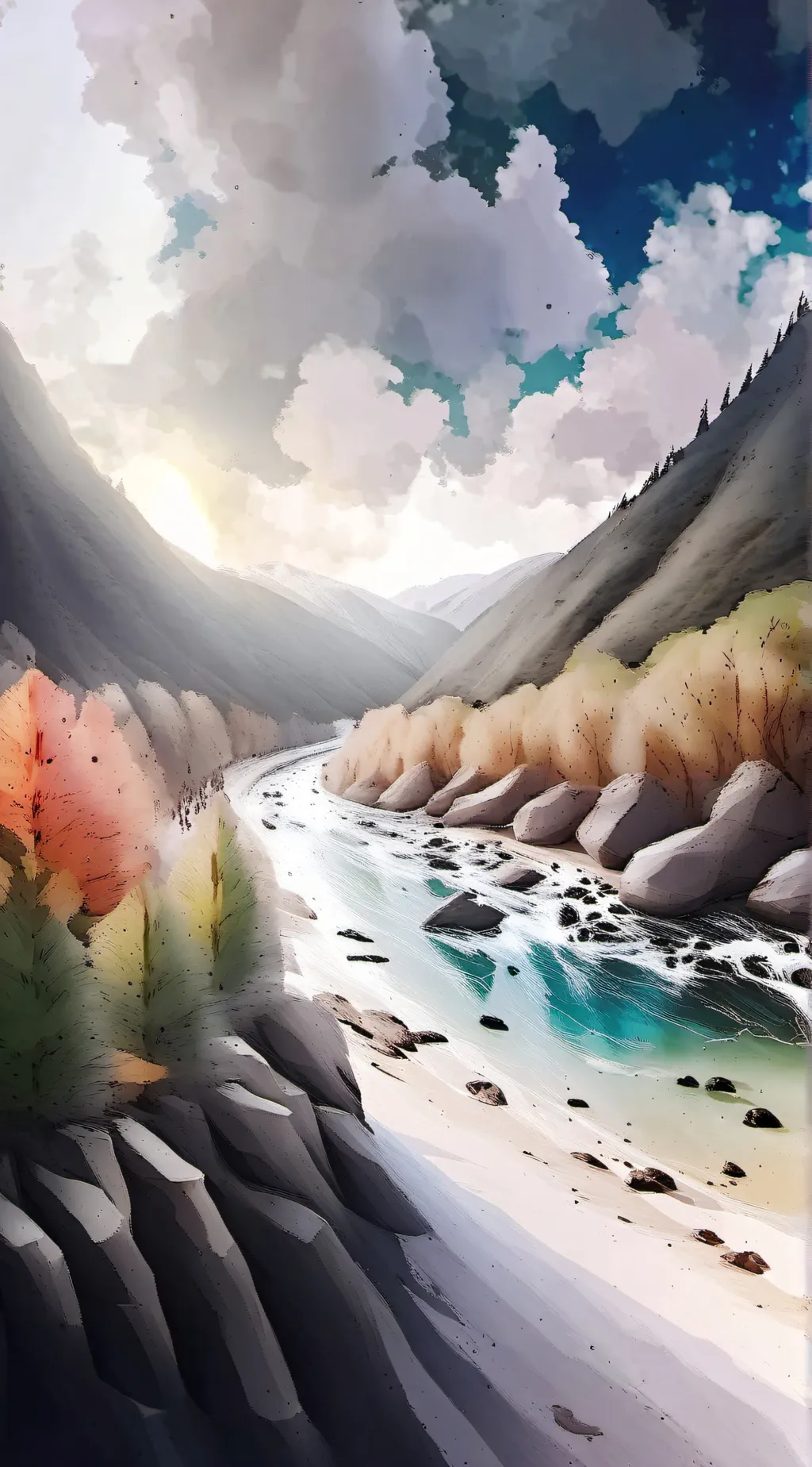 ai character: MHA CHRISMAS background