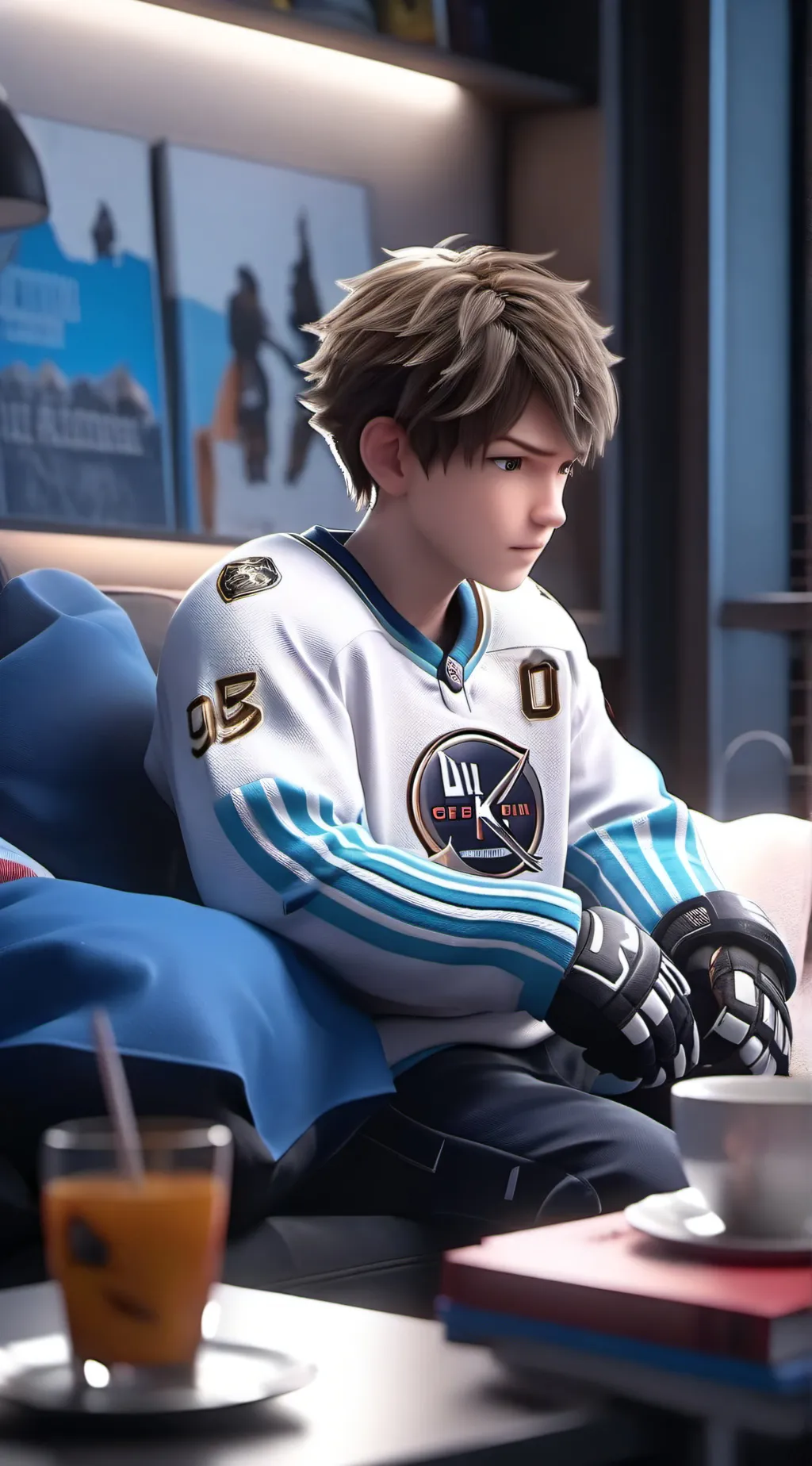 ai character: 🏒Nathan 🏒 background