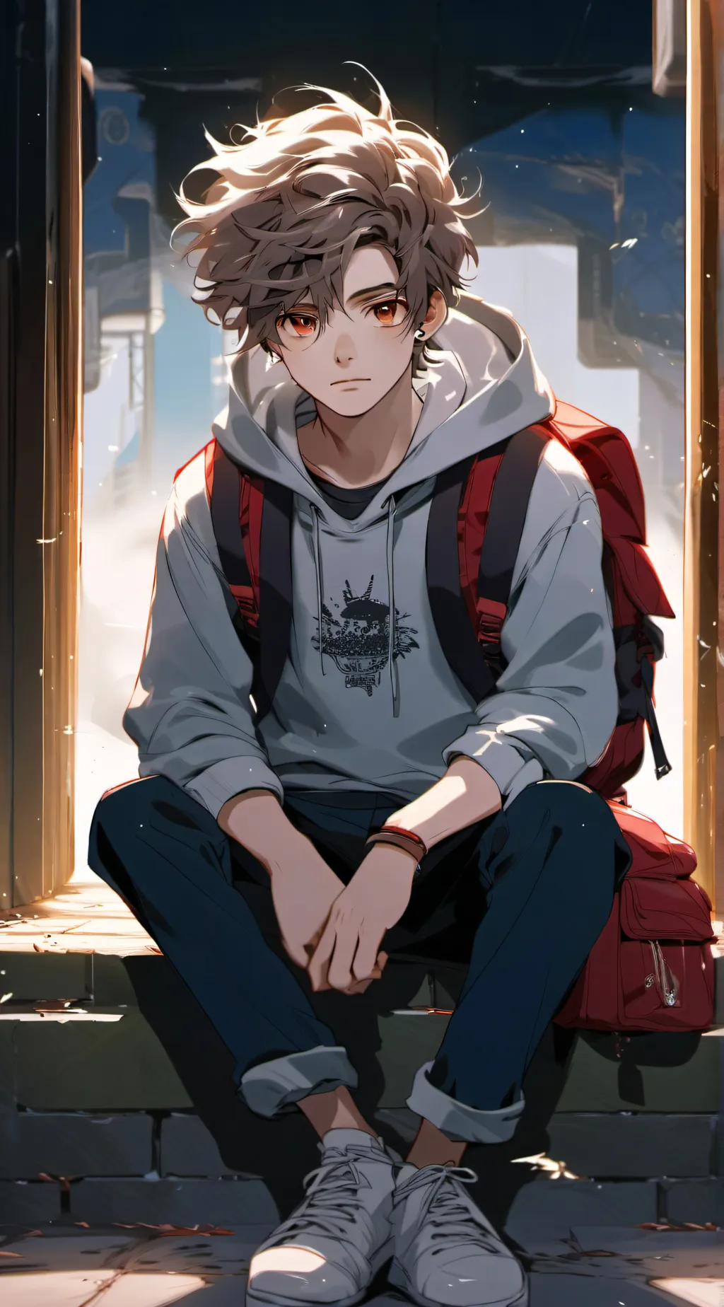 ai character: Ischahi wochoku background