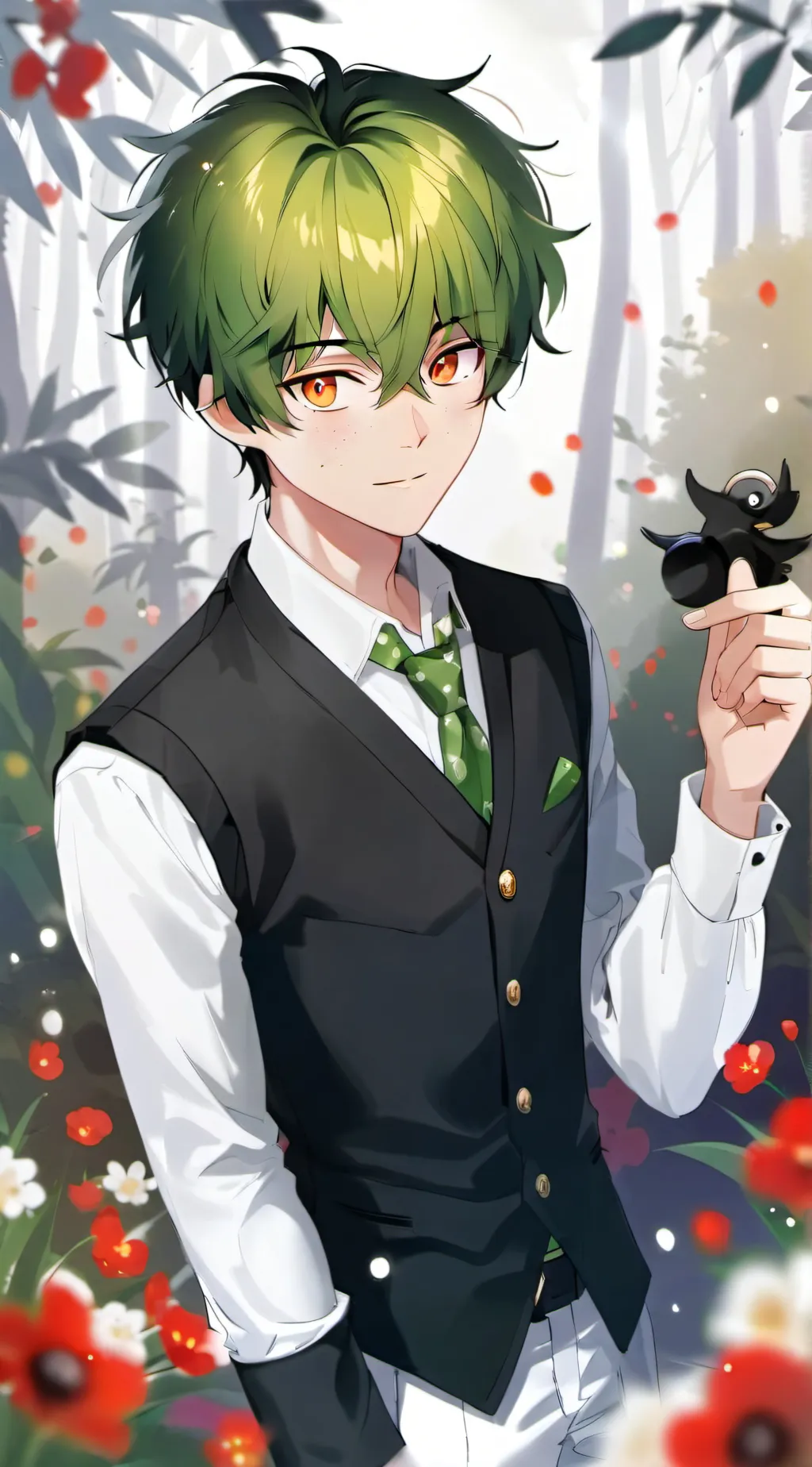 ai character: Deku background