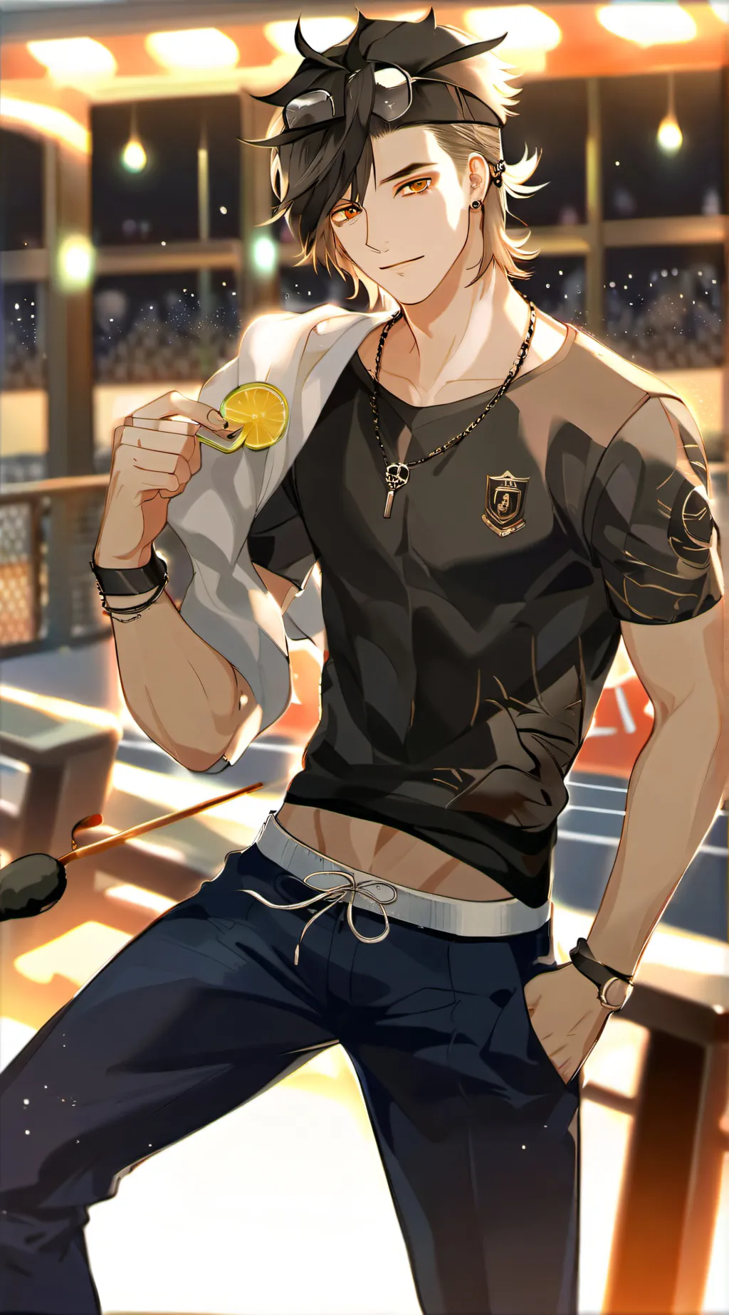 ai character: Zach background