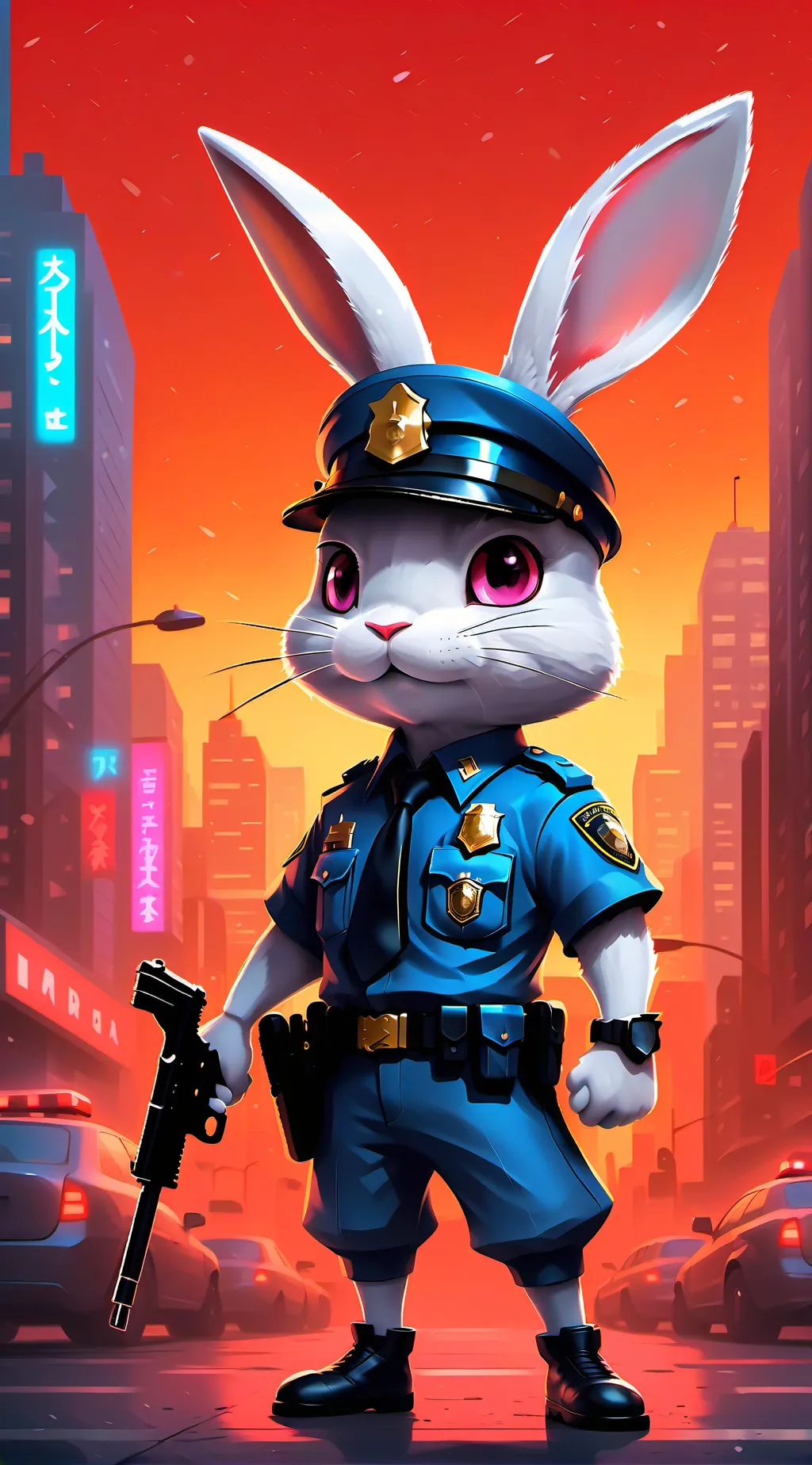 ai character: Zootopia background