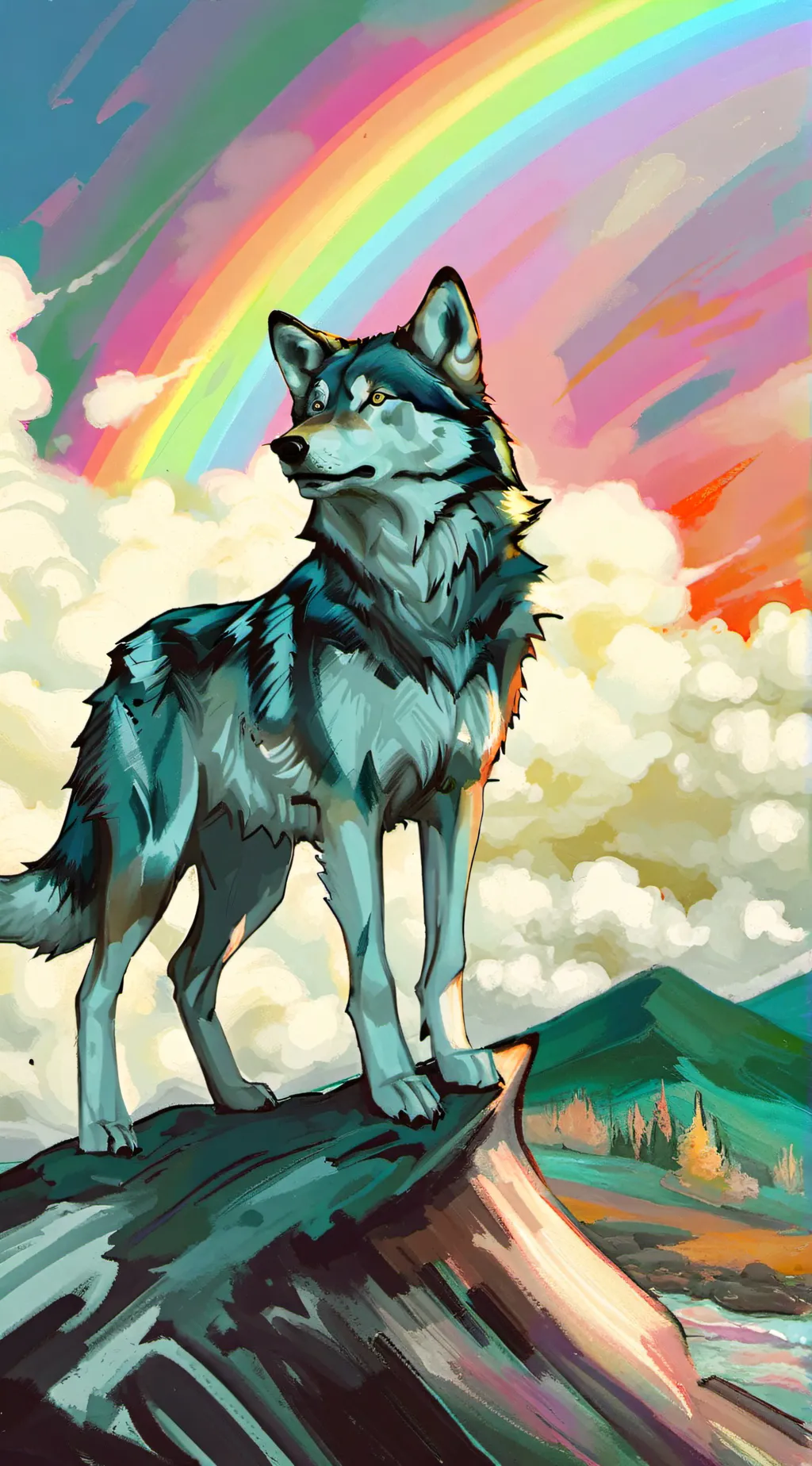 ai character: Luna background