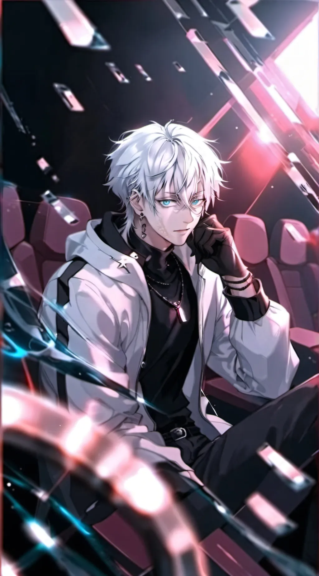 ai character: gojo sensei background