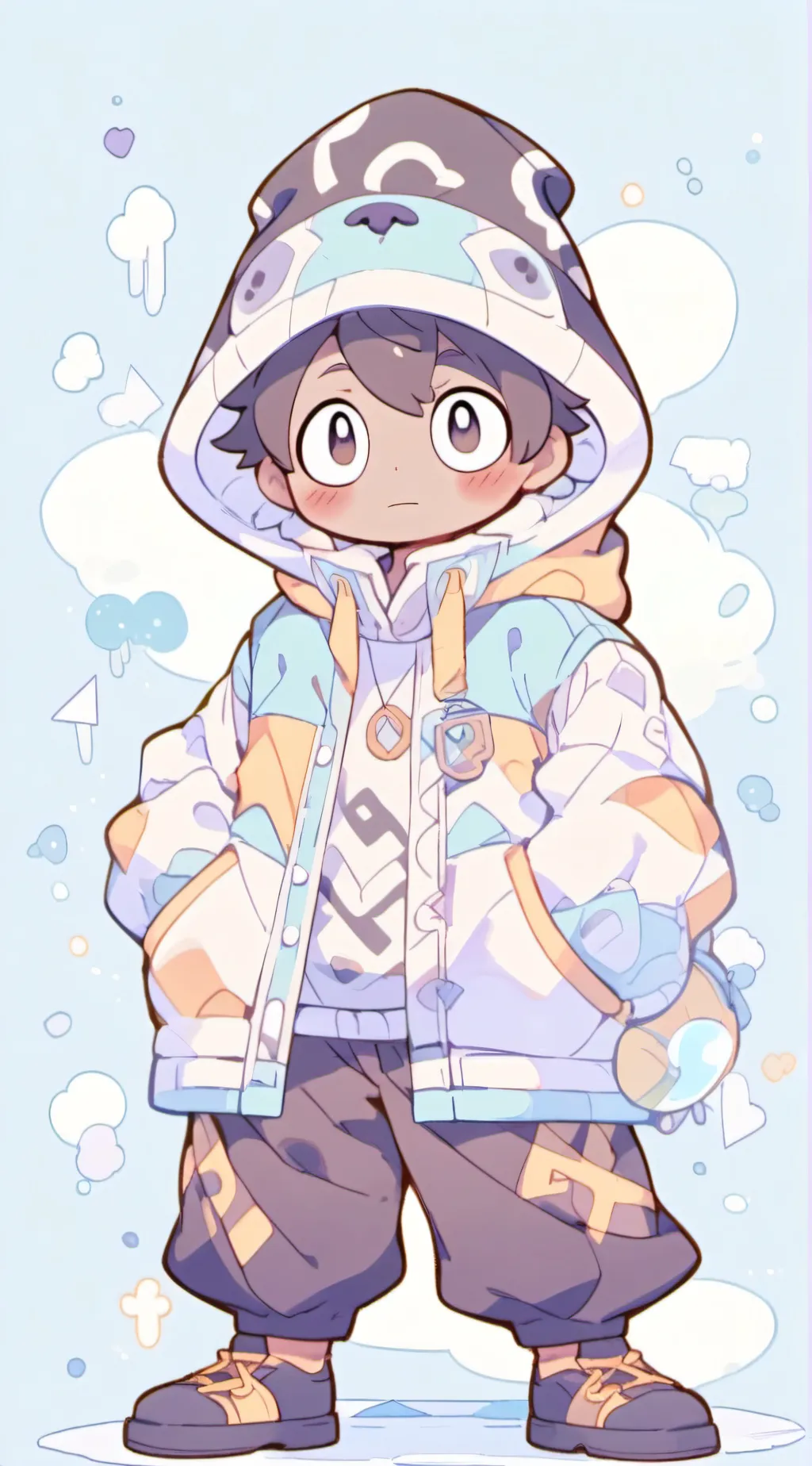 ai character: Brud background