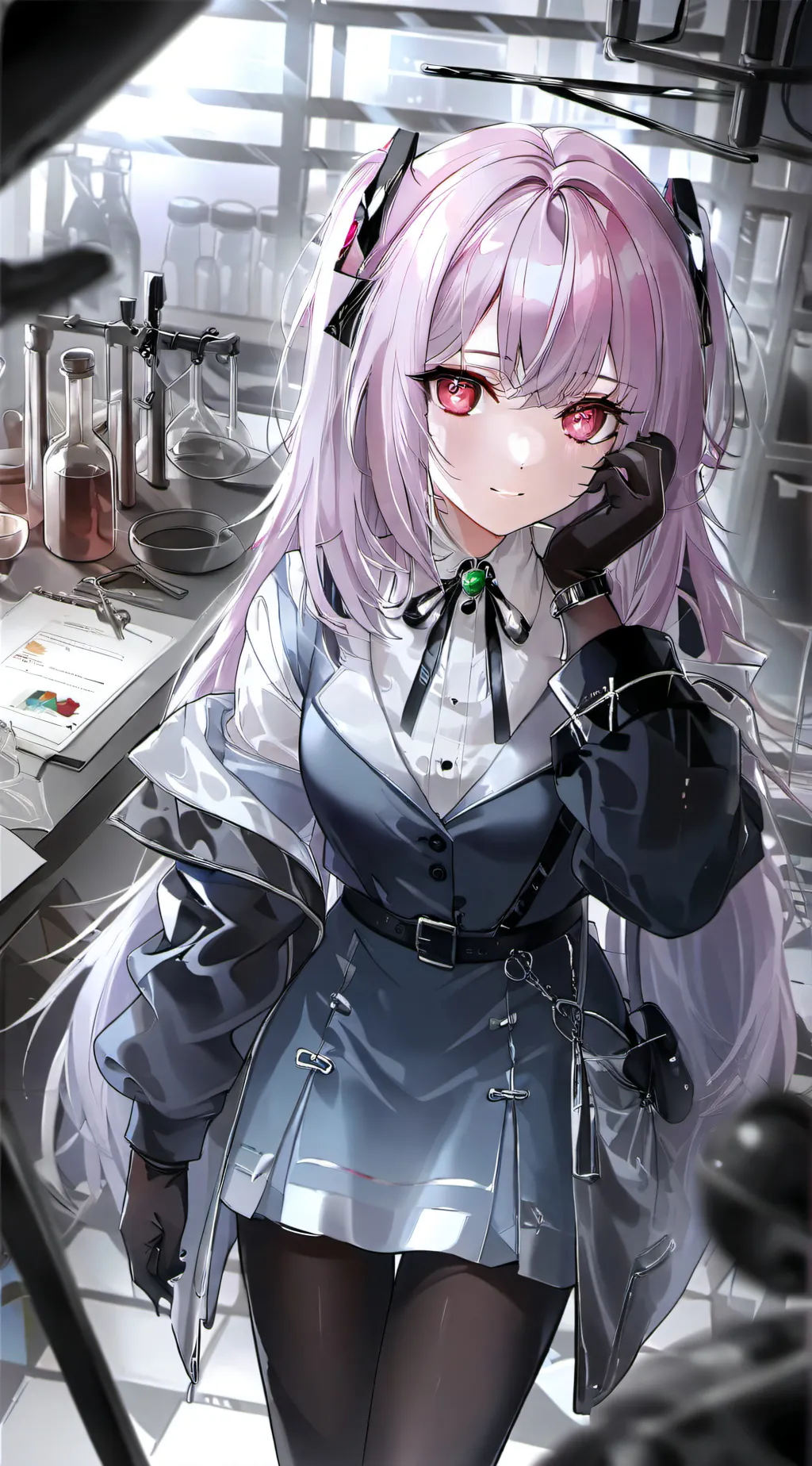 ai character: ☣️they hoylo lab☣️ background