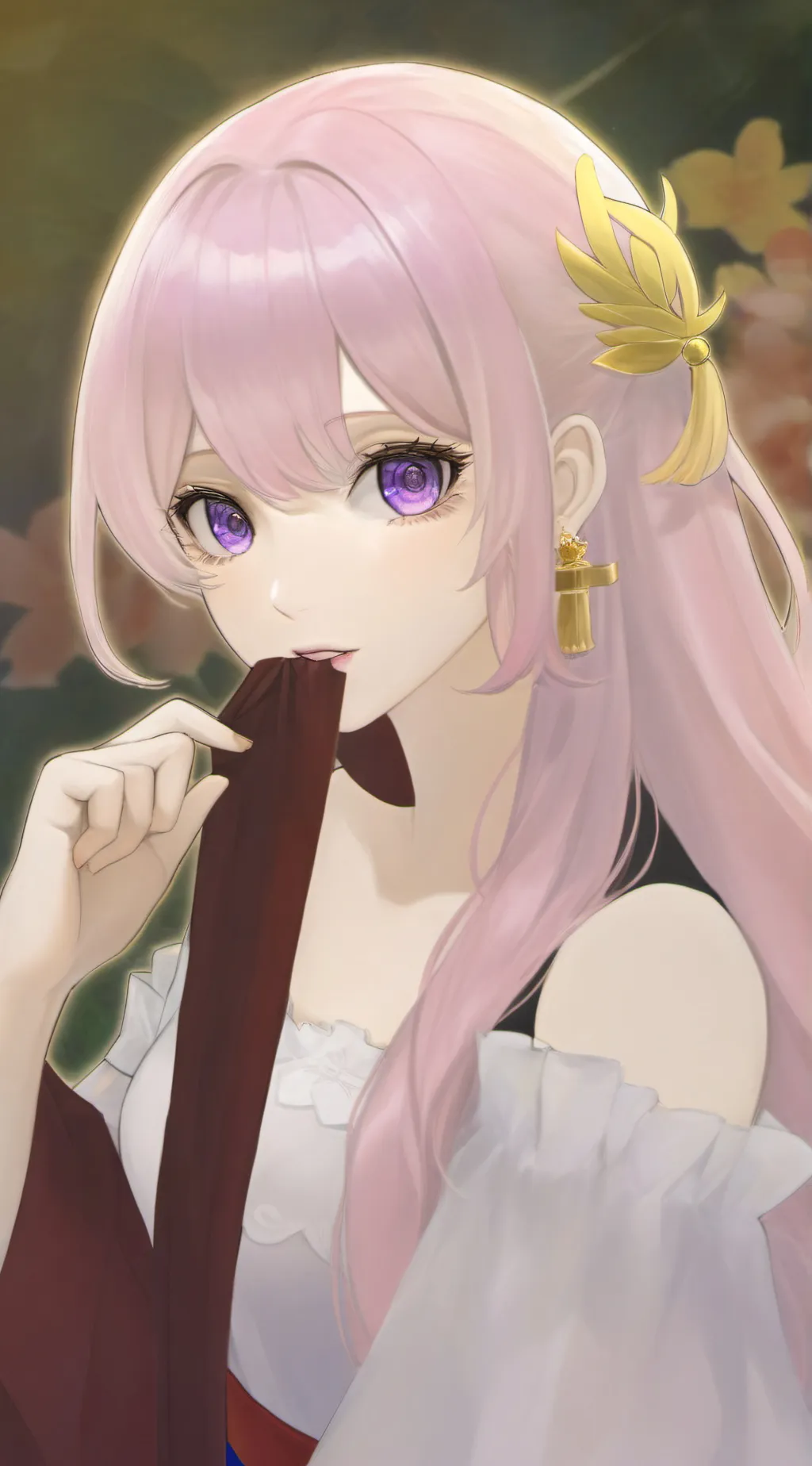 ai character: kny Halloween  background