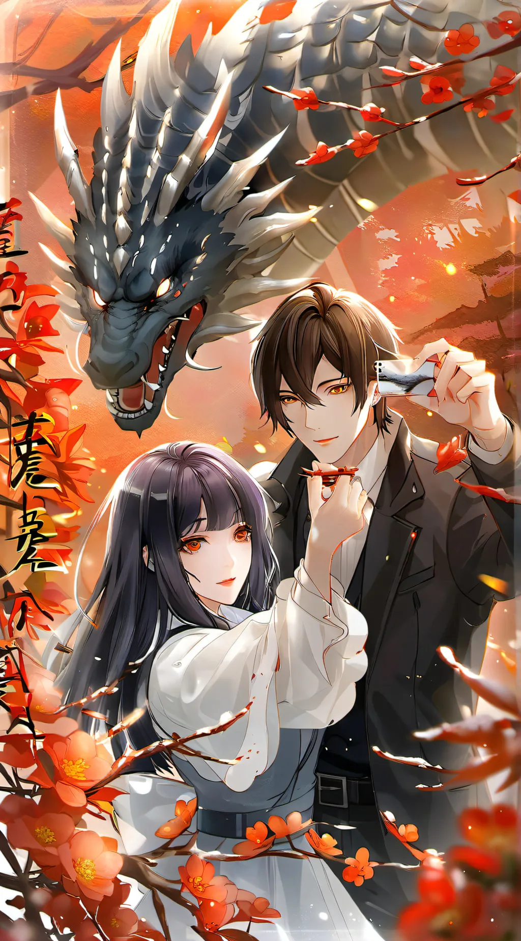 ai character: mothra x godzilla  background