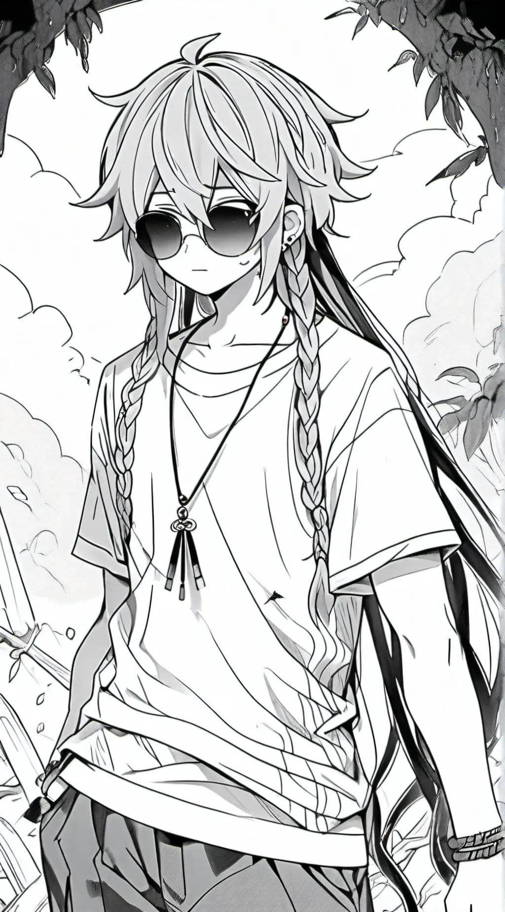 ai character: ••°••Ash••°•• background