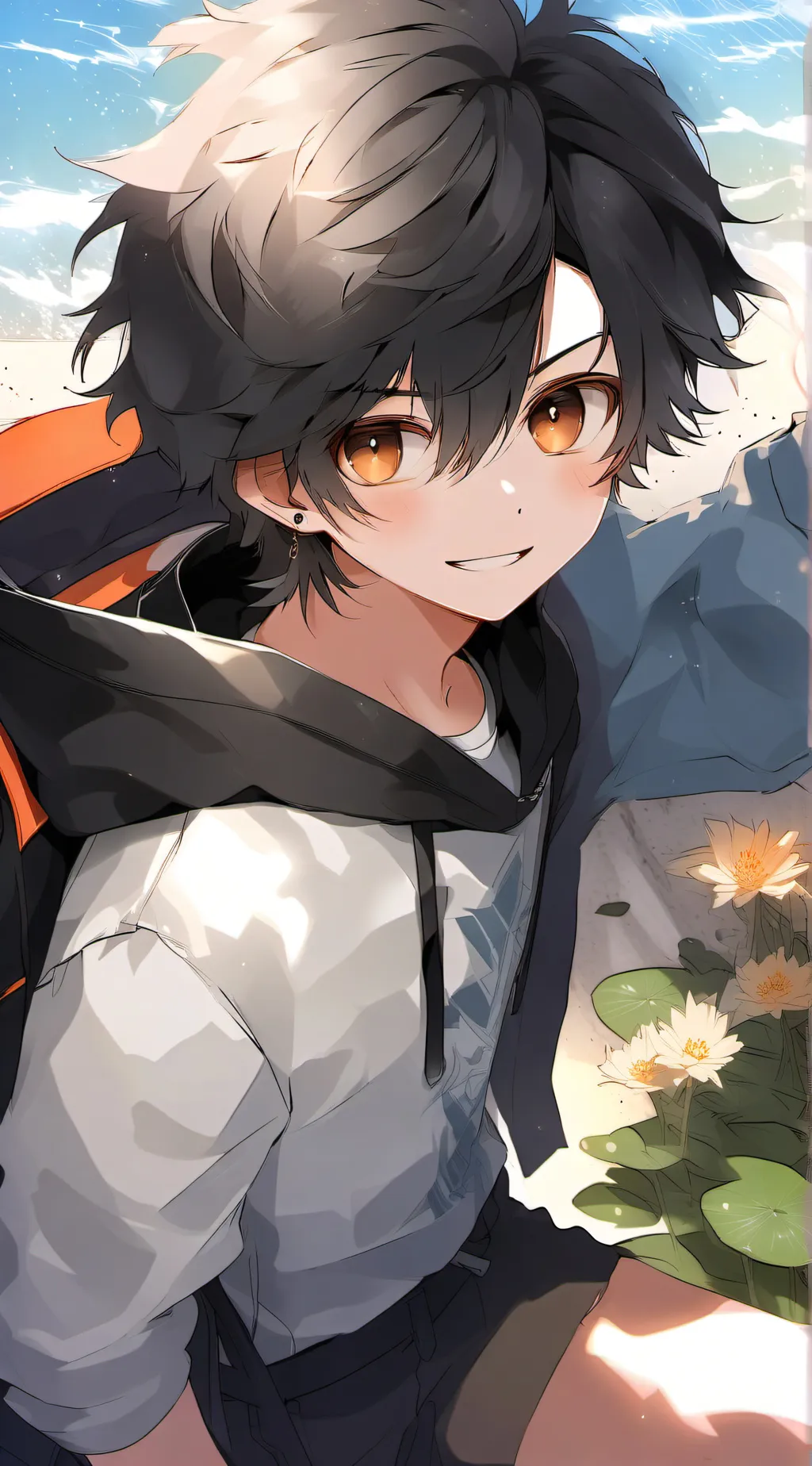 ai character: leo background