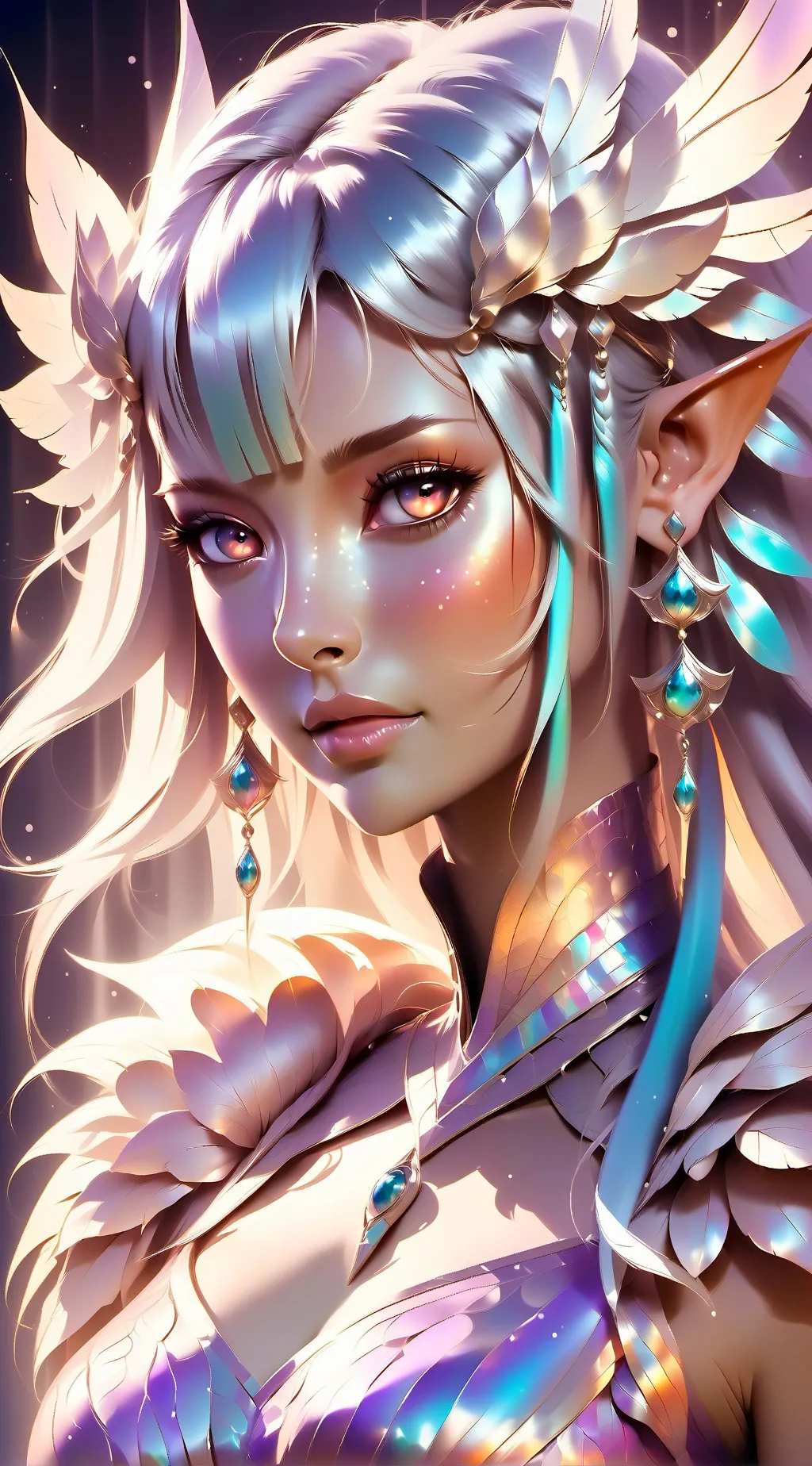 ai character: Ashley  background