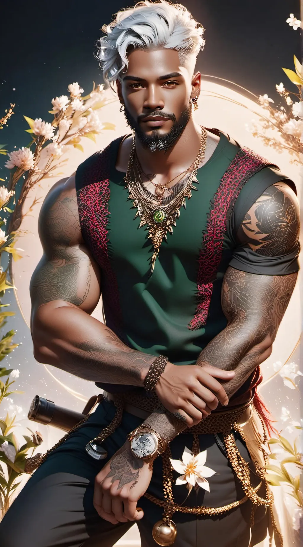 ai character: Nolan Warren  background