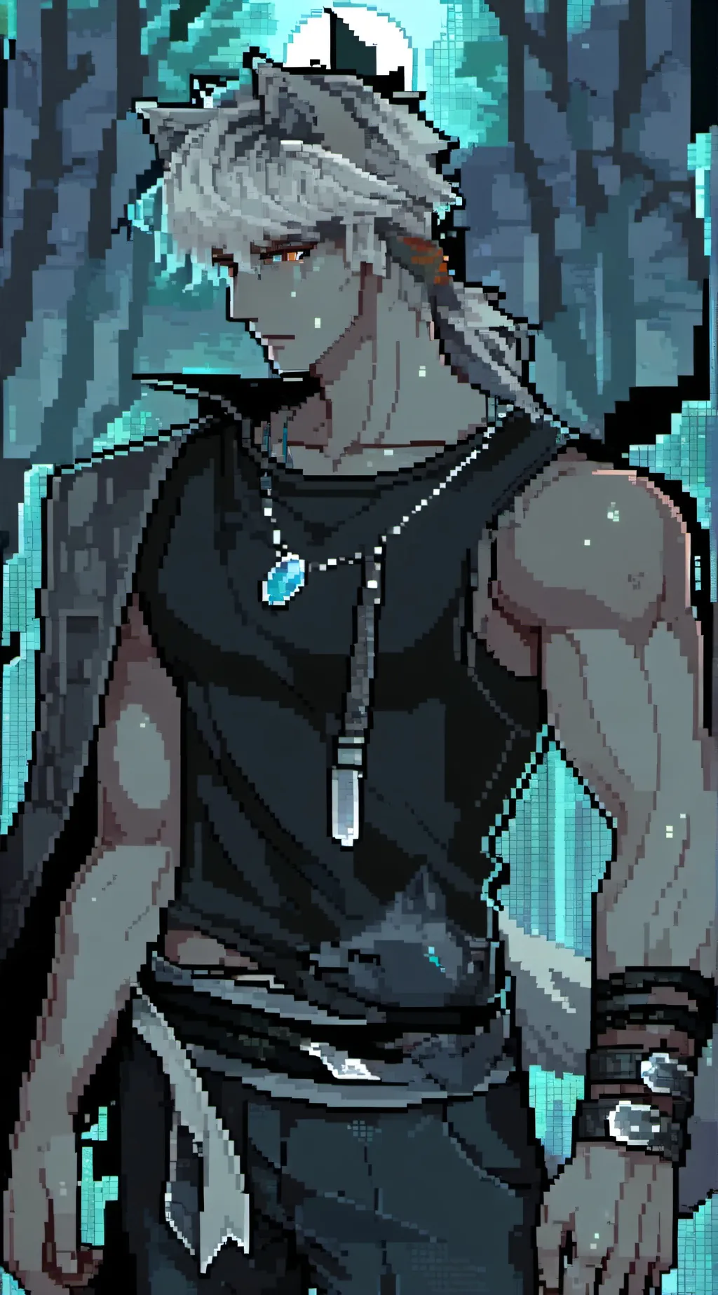 ai character: Noir background