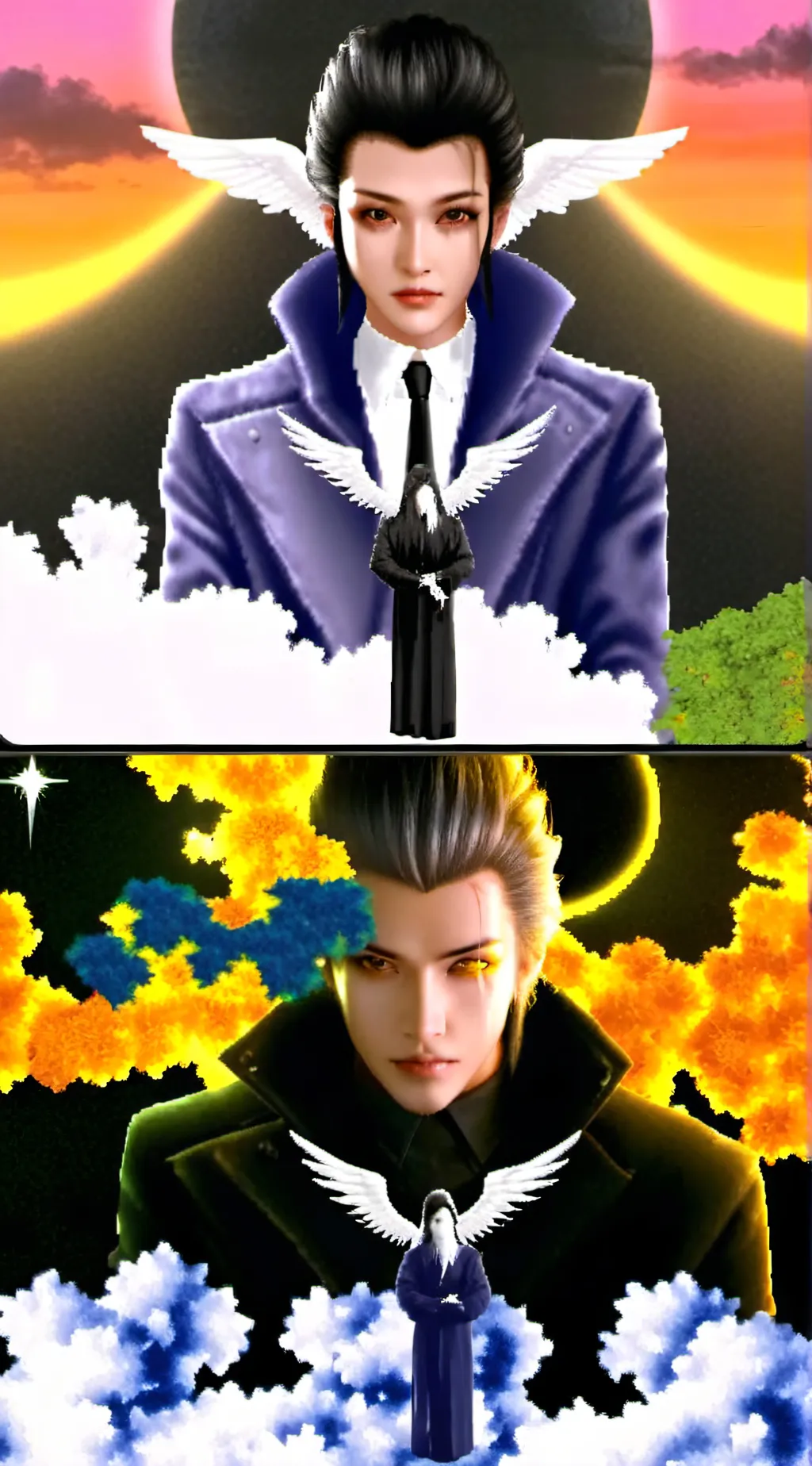 ai character: HH Valentine's Day background