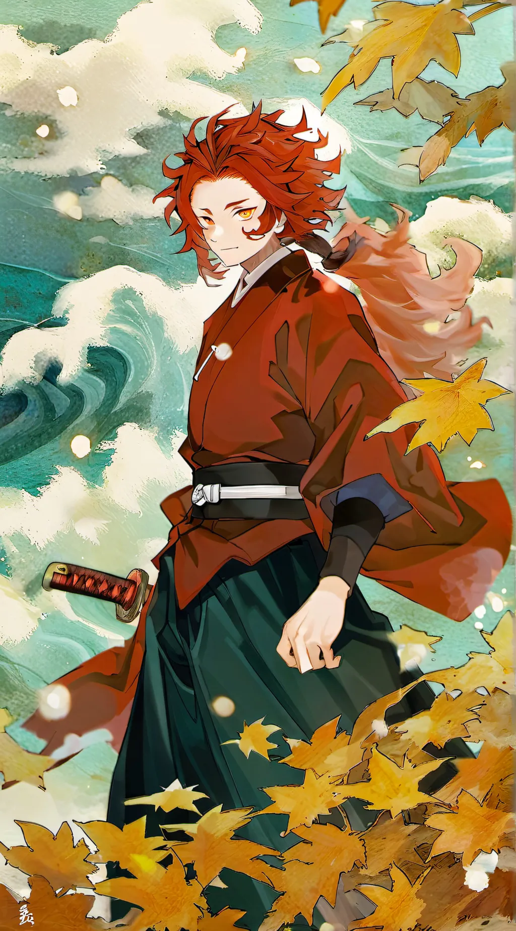 ai character: Demon King Tanjiro background