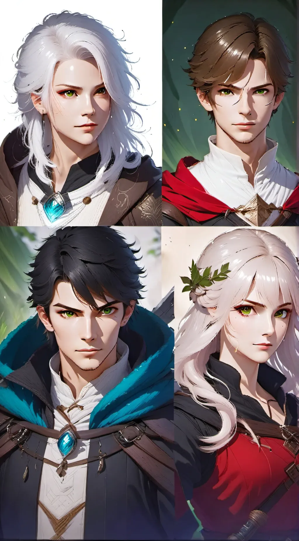 ai character: Adventure Party background