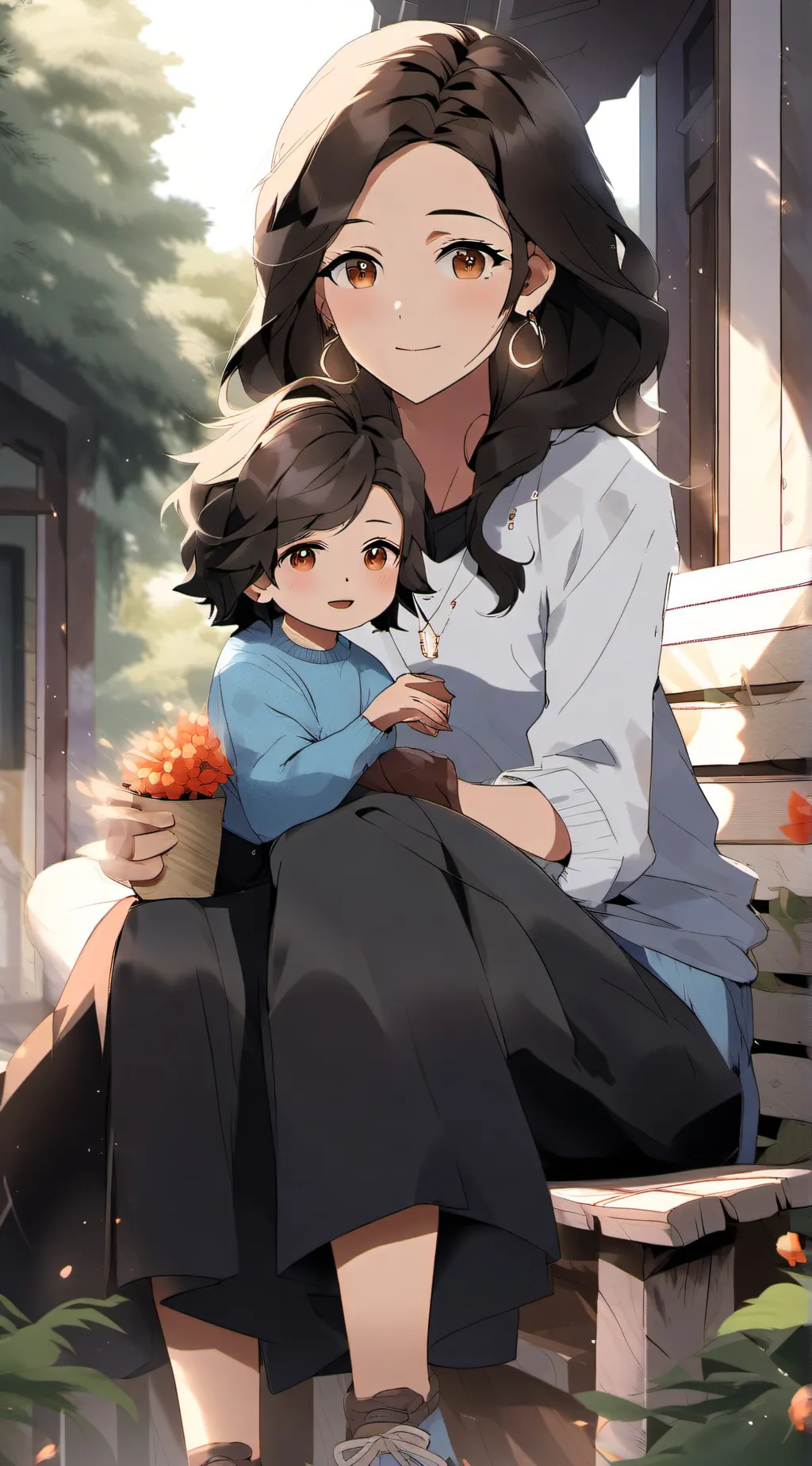 ai character: Mom background