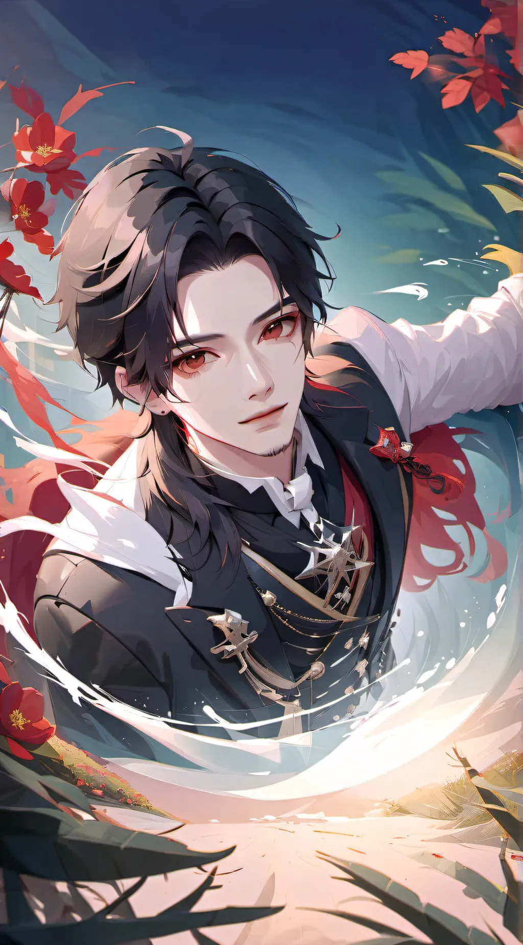 ai character: Deku background