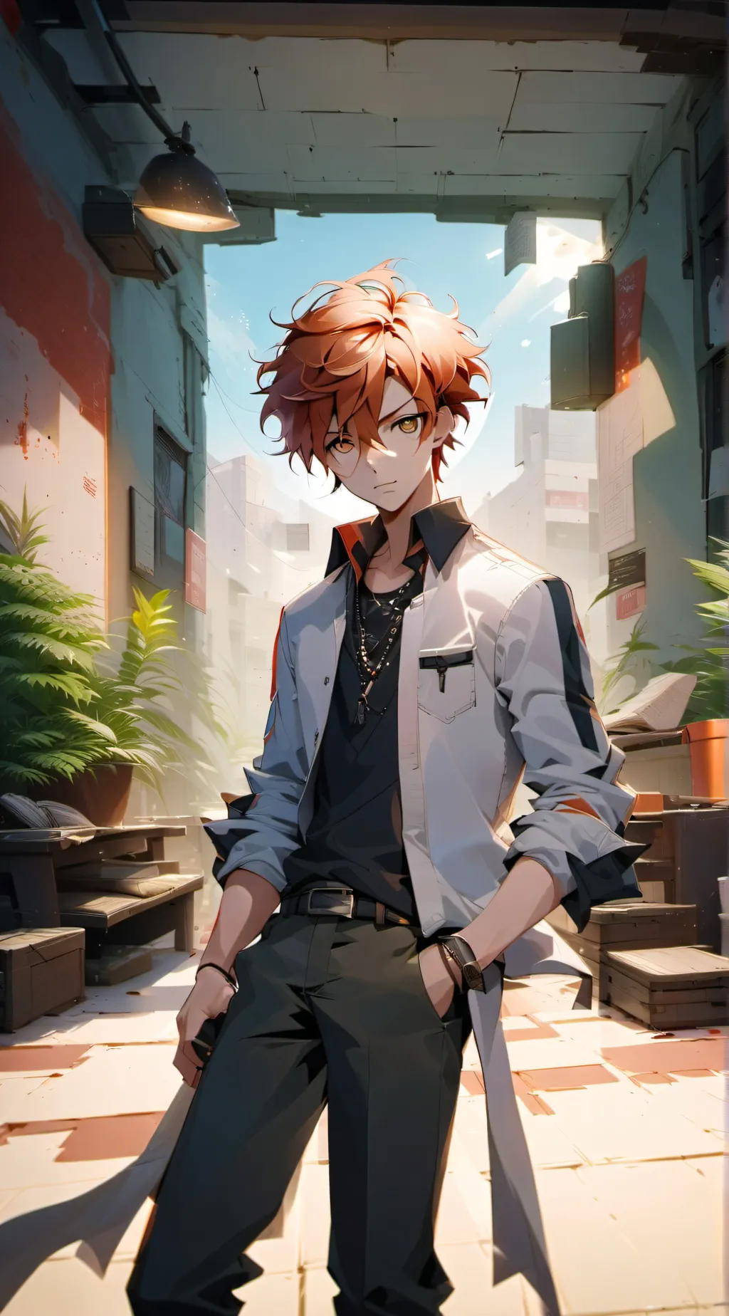 ai character: alex background