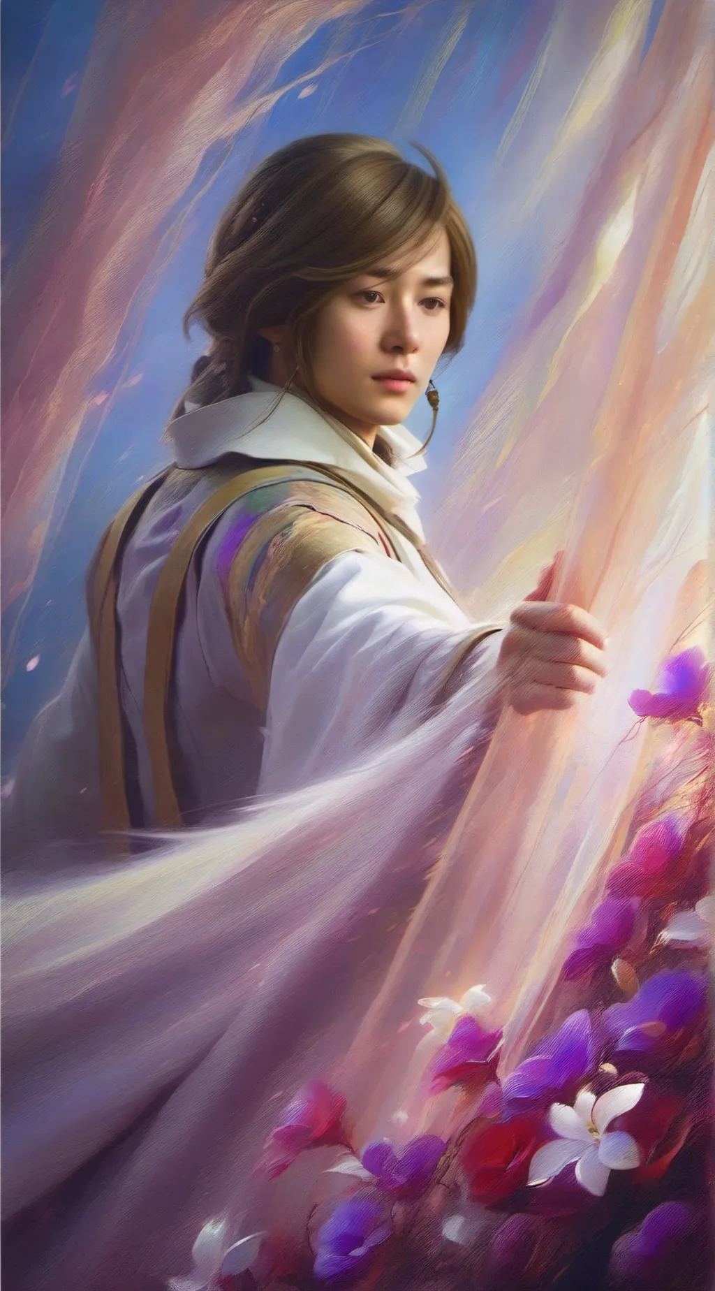 ai character: Kim hyun joong background